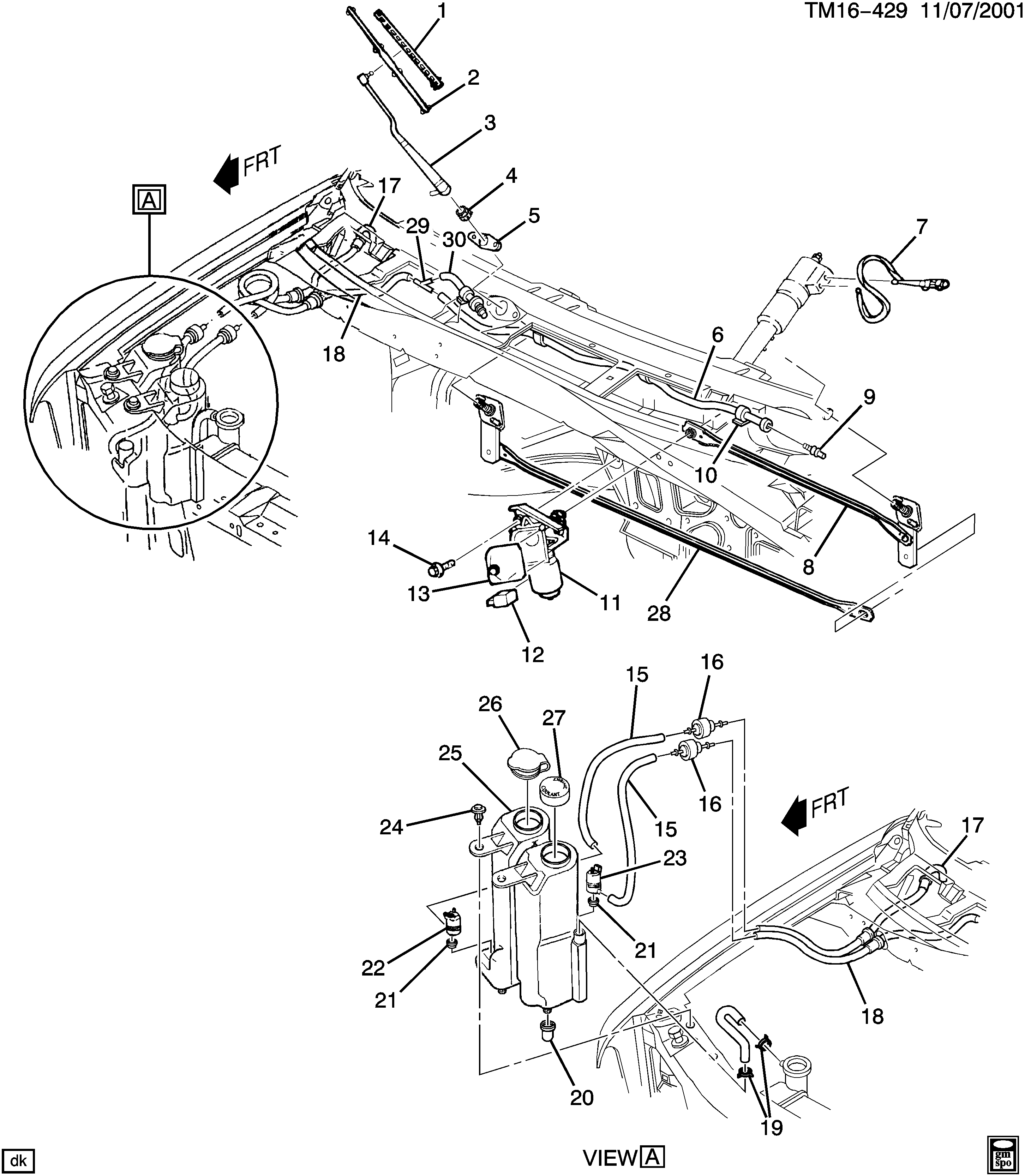 General Motors 22110431 - Перо на чистачка vvparts.bg