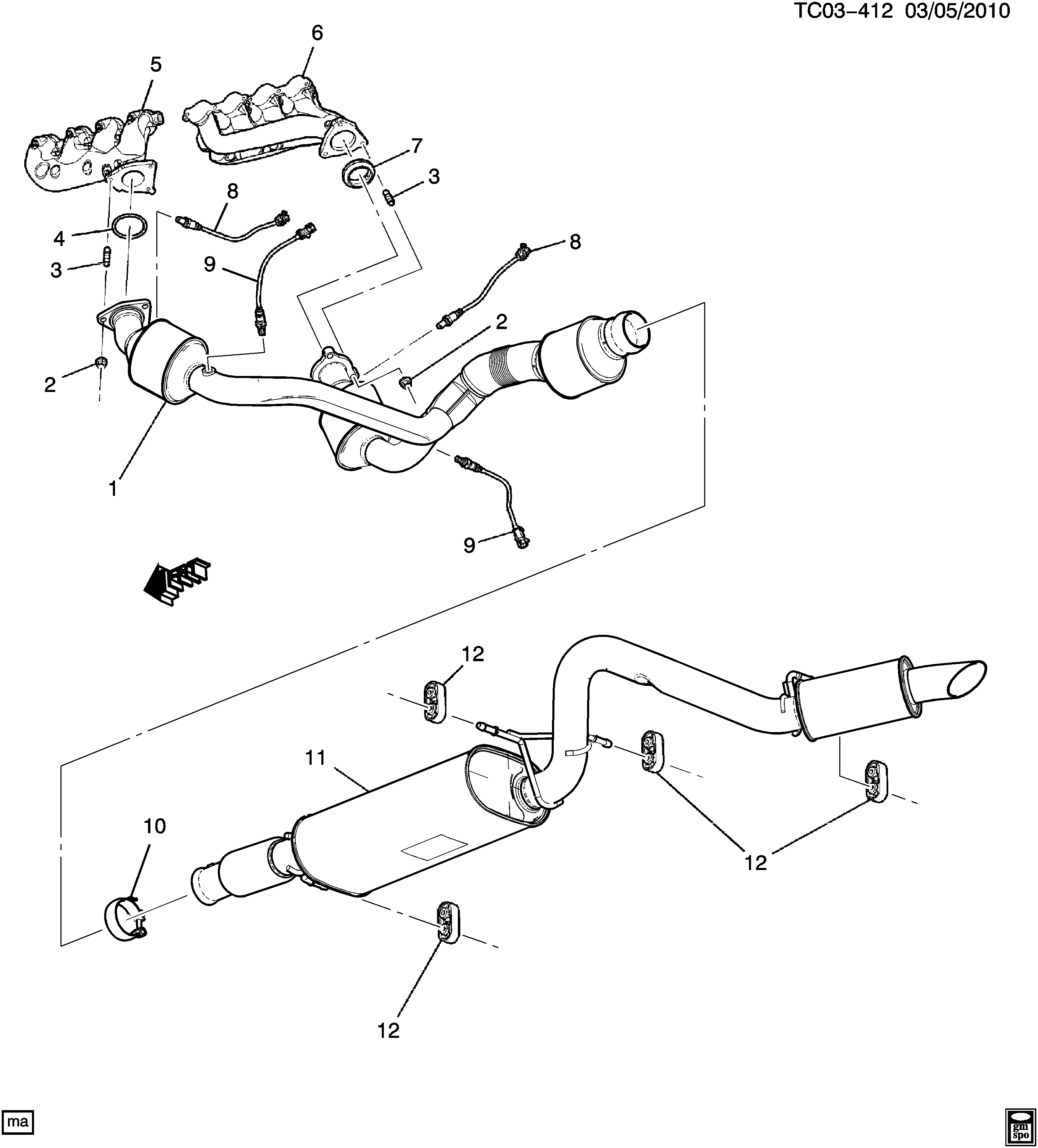 Chevrolet 12 609 457 - Ламбда-сонда vvparts.bg