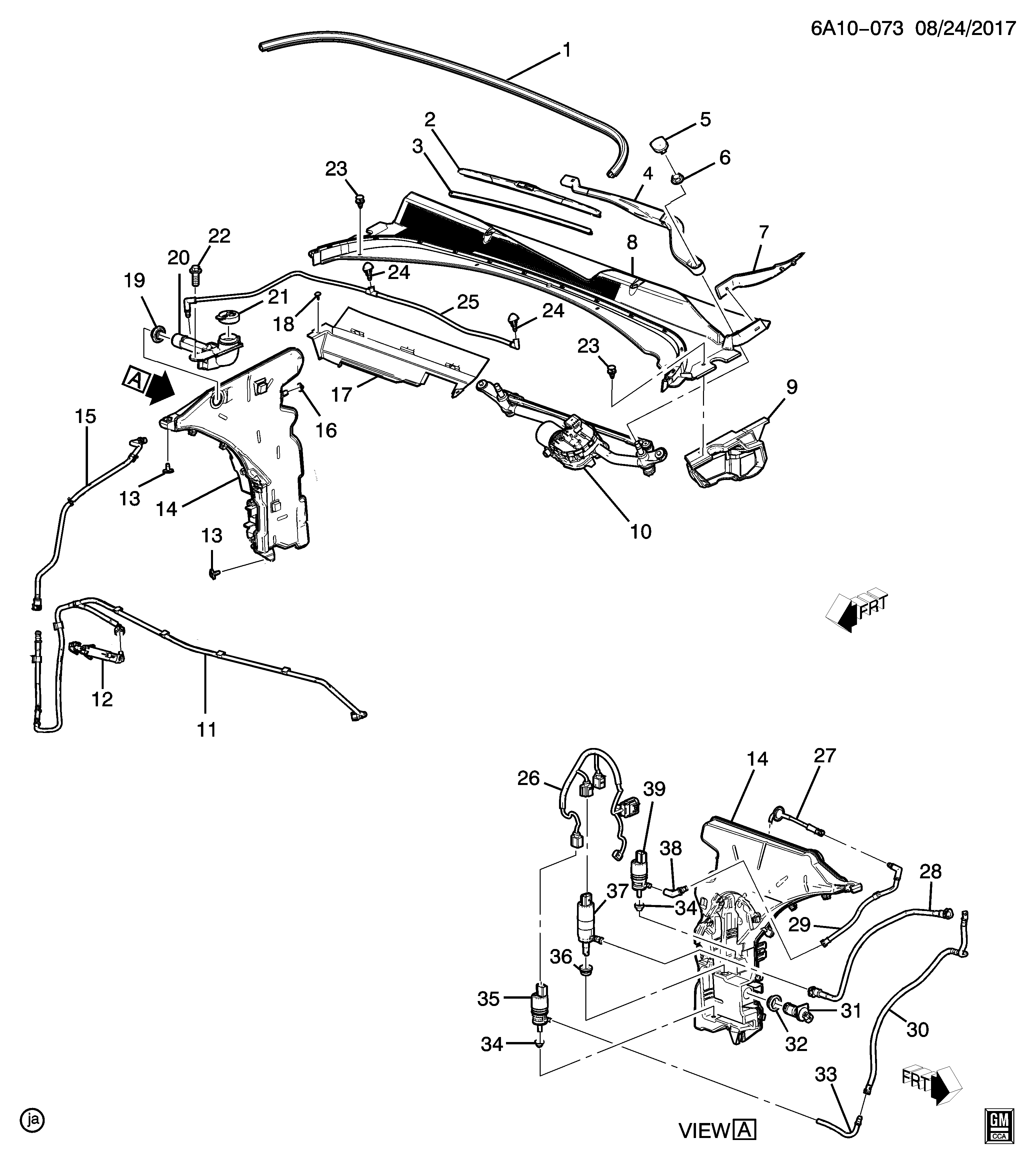 Chevrolet 13593730 - Водна помпа за миещо устр., почистване на стъклата vvparts.bg