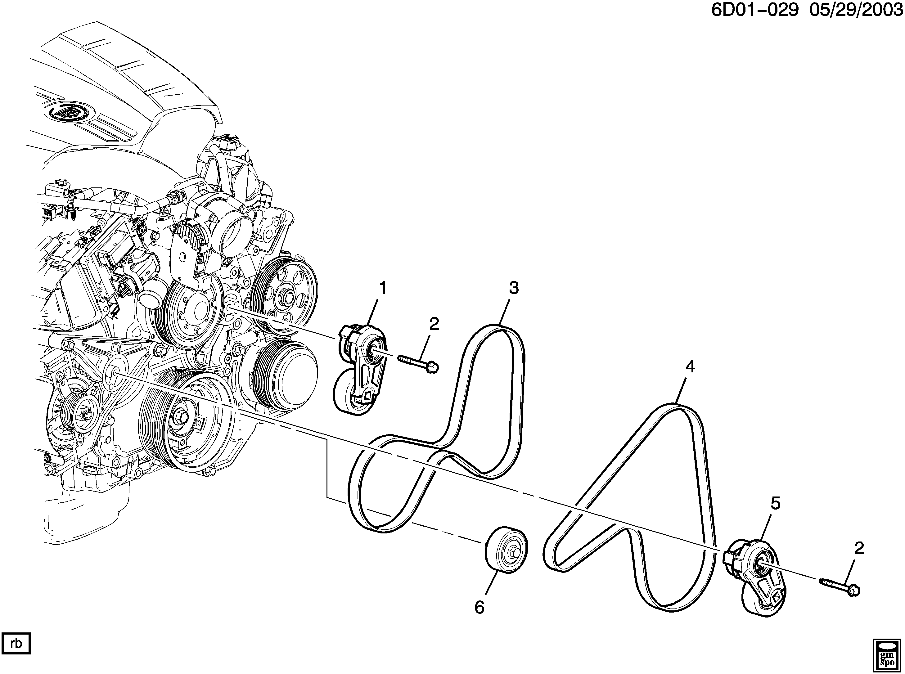 Chevrolet 12621991 - Пистов ремък vvparts.bg