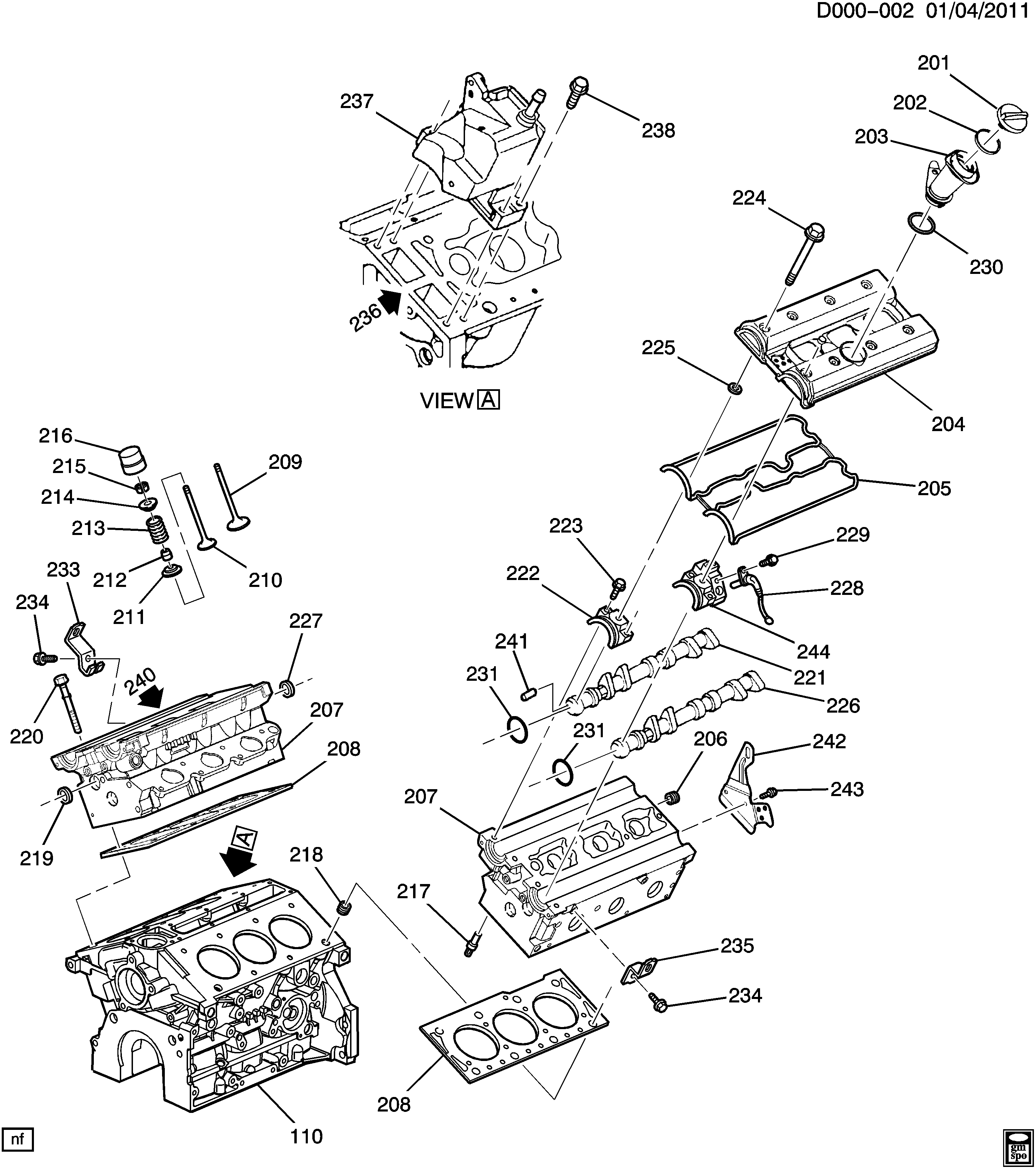 DAEWOO 90410741 - Гумичка на клапан, уплътн. пръстен, стъбло на кл. vvparts.bg