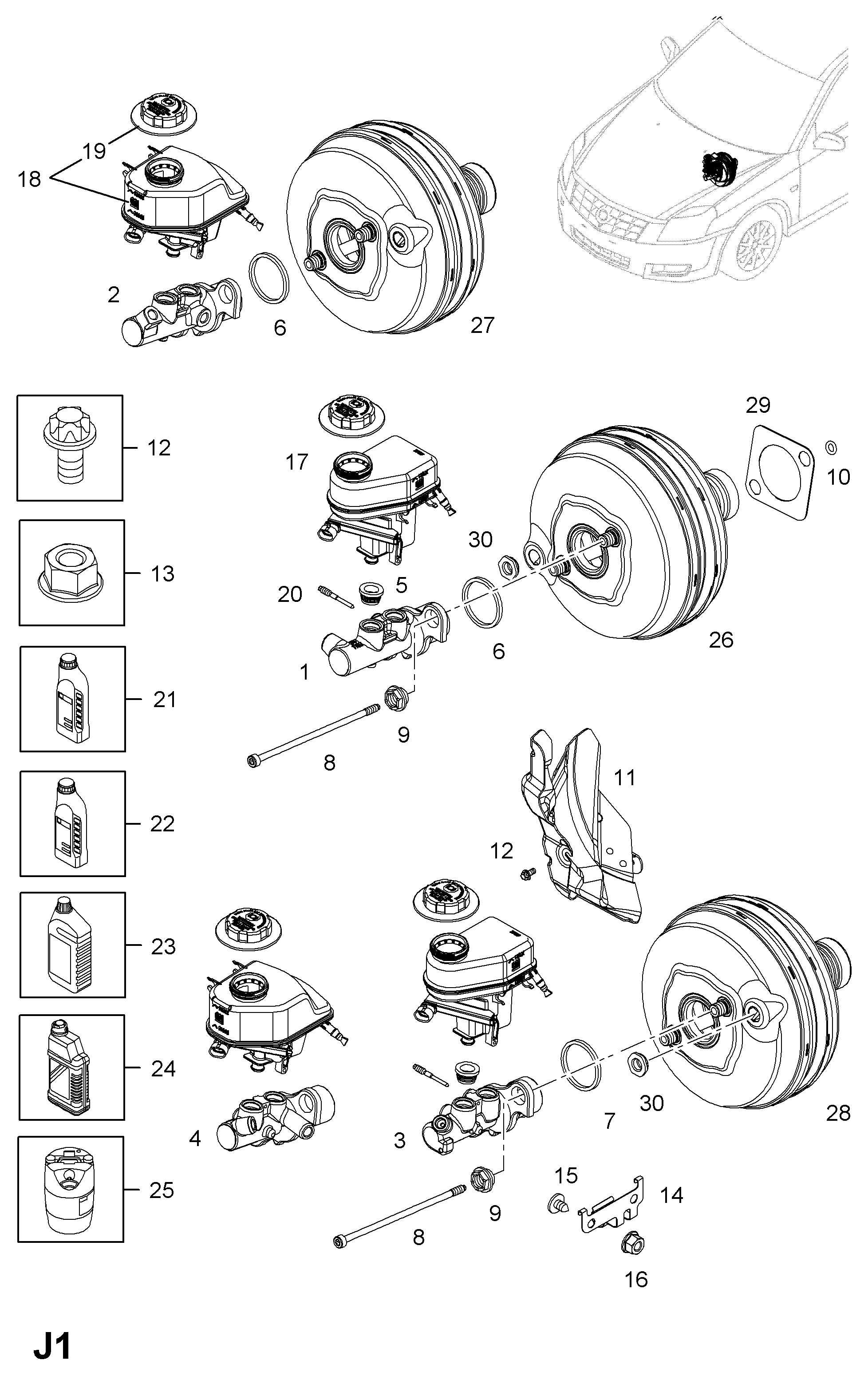 Opel 19 42 421 - Спирачна течност vvparts.bg