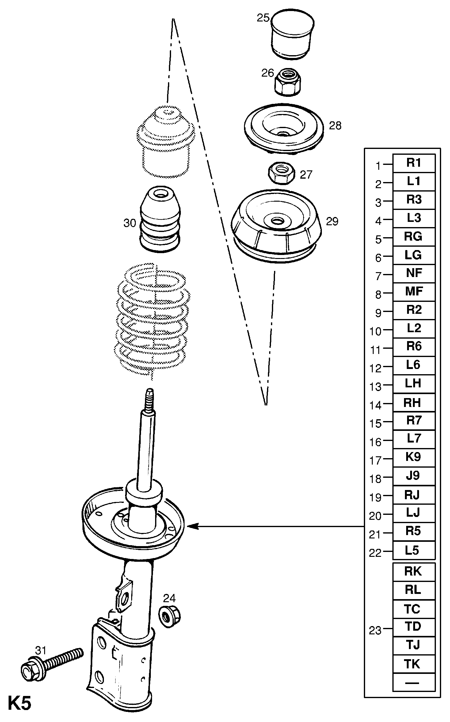 Opel 3 44 417 - Ударен тампон, окачване (ресьори) vvparts.bg