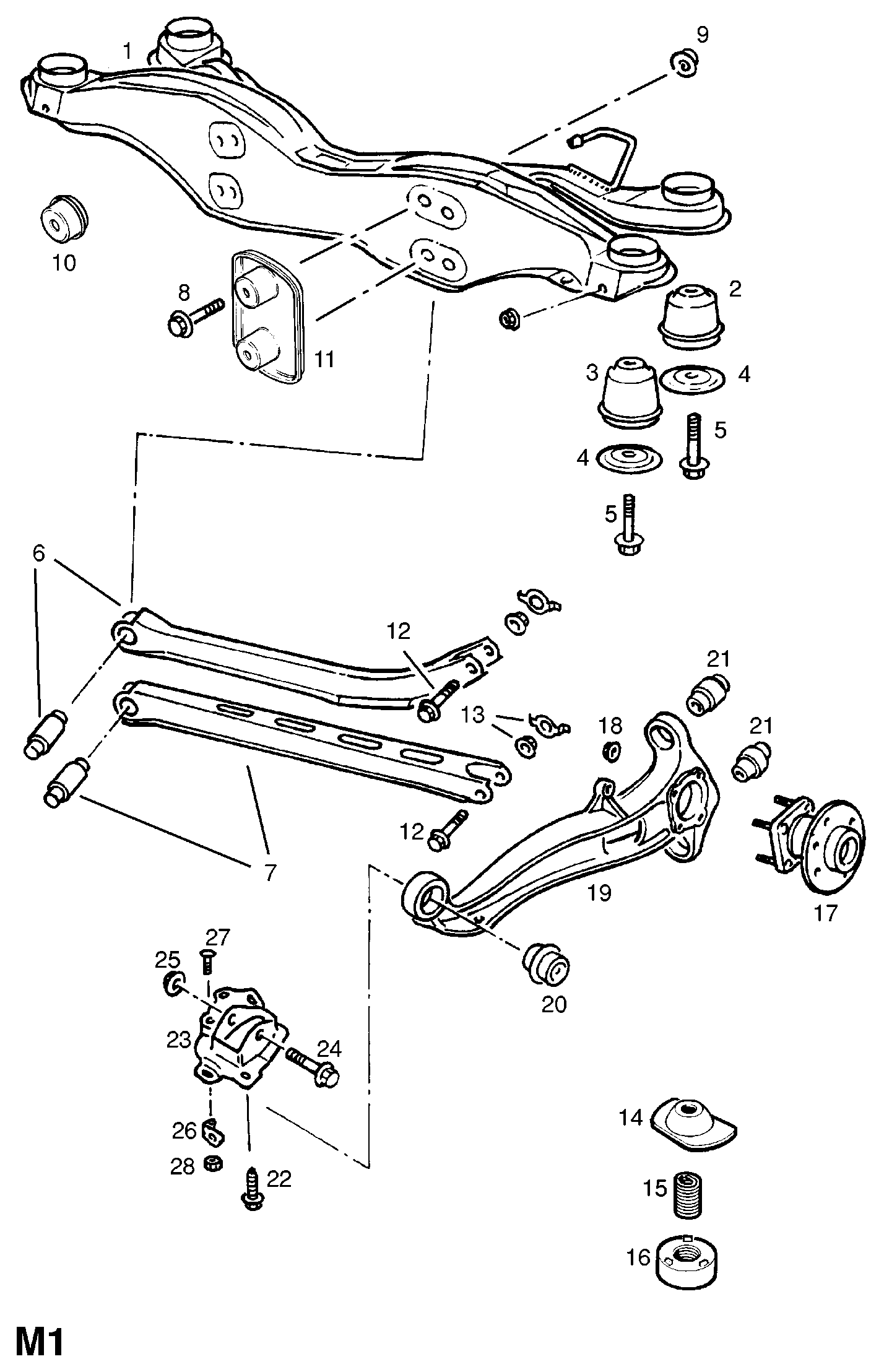 General Motors 423318 - Тампон, носач vvparts.bg