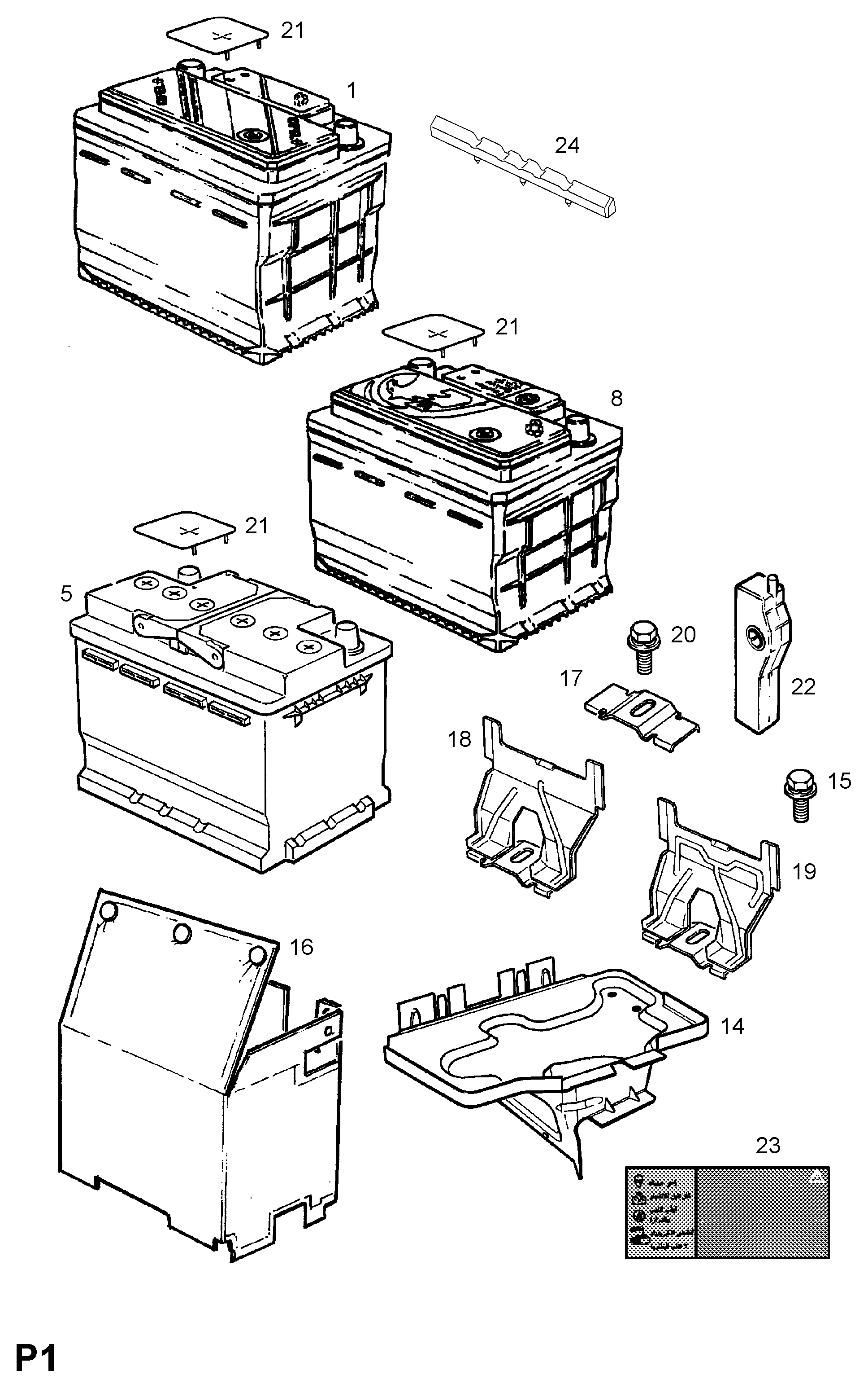 Plymouth 1777871 - Стартов акумулатор vvparts.bg