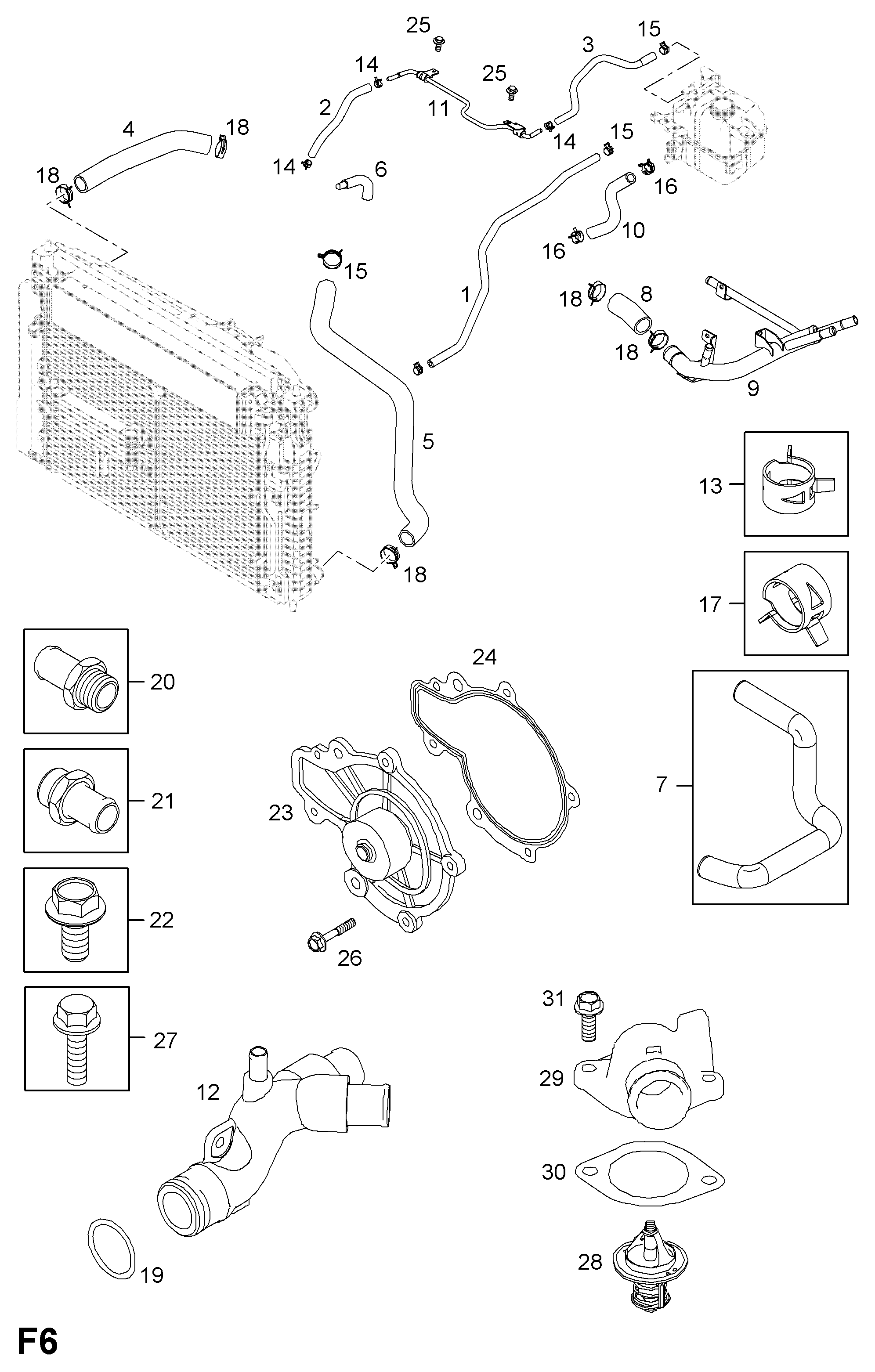 Opel 48 05 178 - Термостат, охладителна течност vvparts.bg