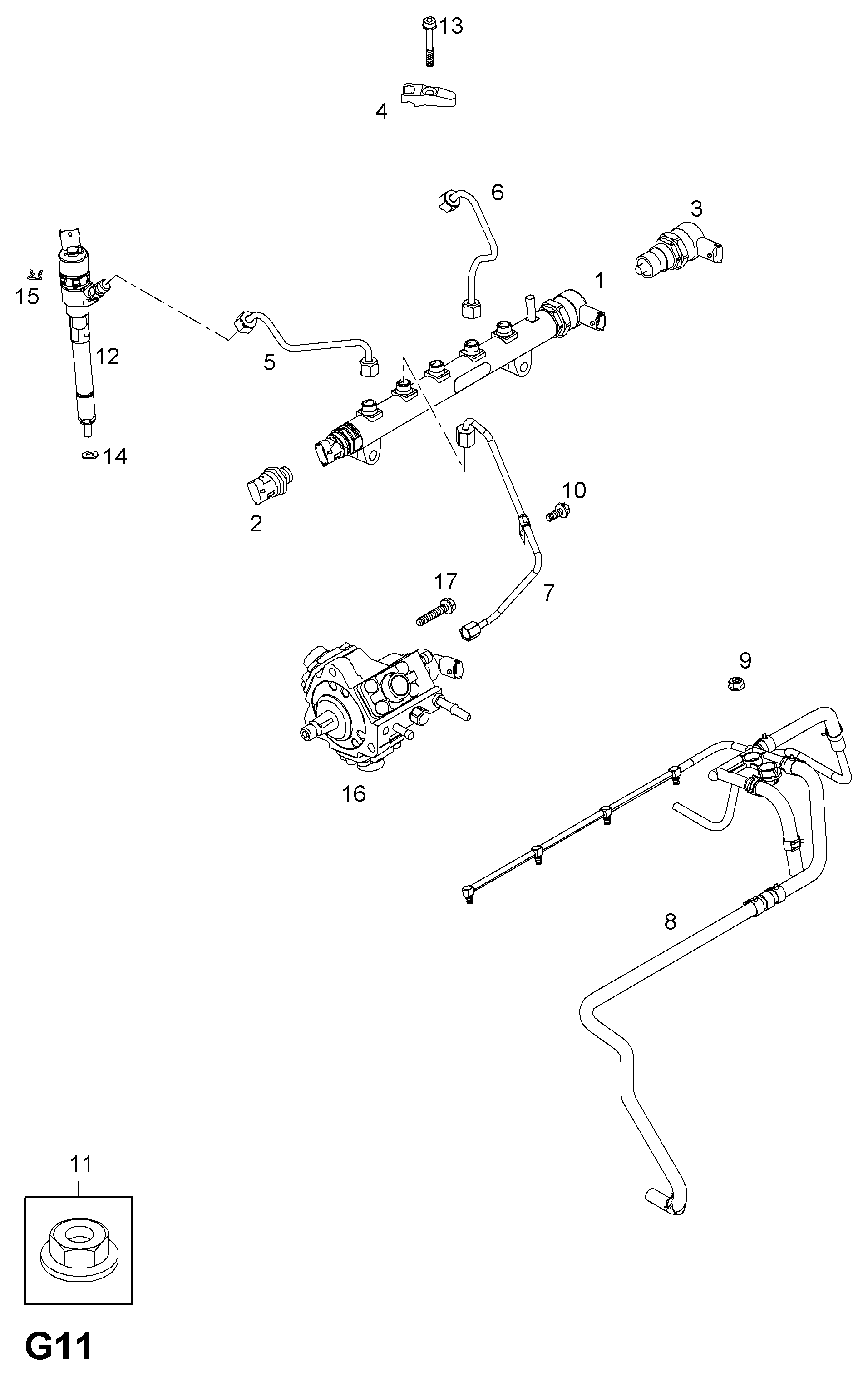 Opel 48 09 347 - Уплътнителен пръстен, отвор на дюзата vvparts.bg