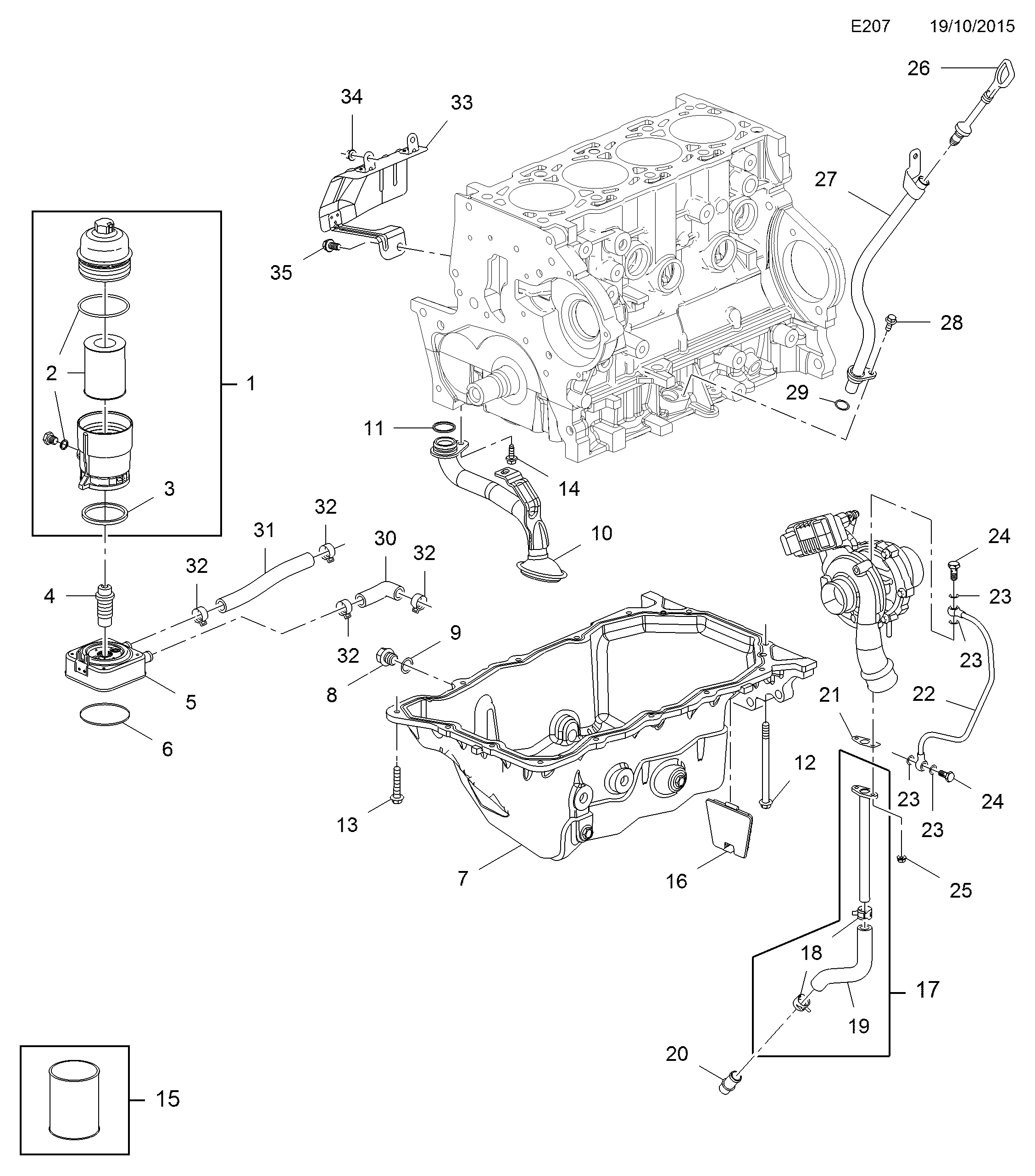 Opel 4807966 - Маслен филтър vvparts.bg