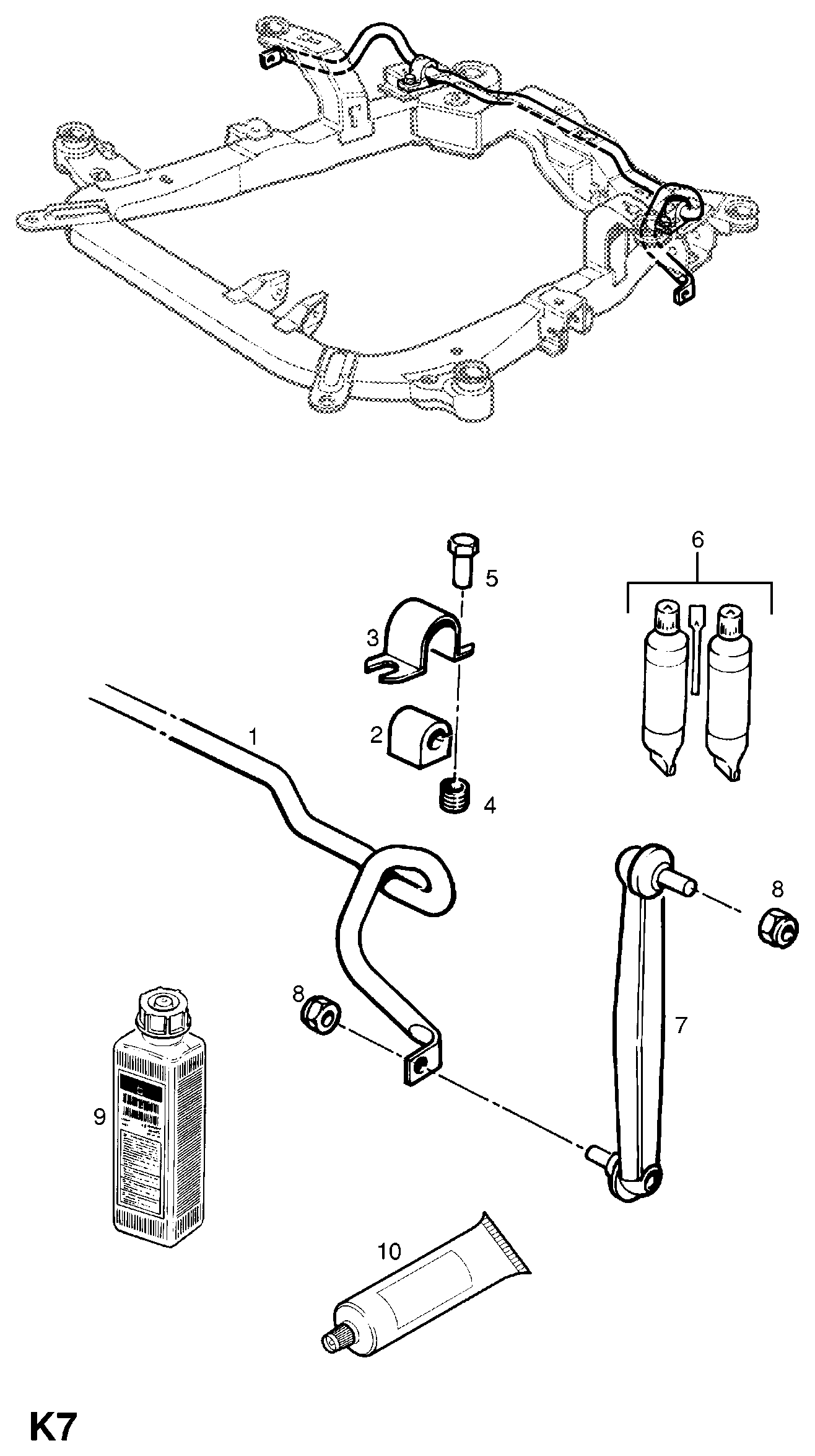 Vauxhall 3 50 138 - Лагерна втулка, стабилизатор vvparts.bg