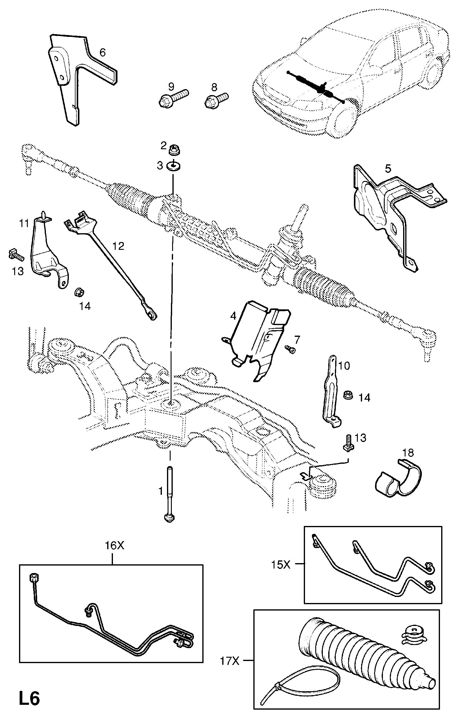 Opel 1609109 - Комплект маншон, кормилно управление vvparts.bg