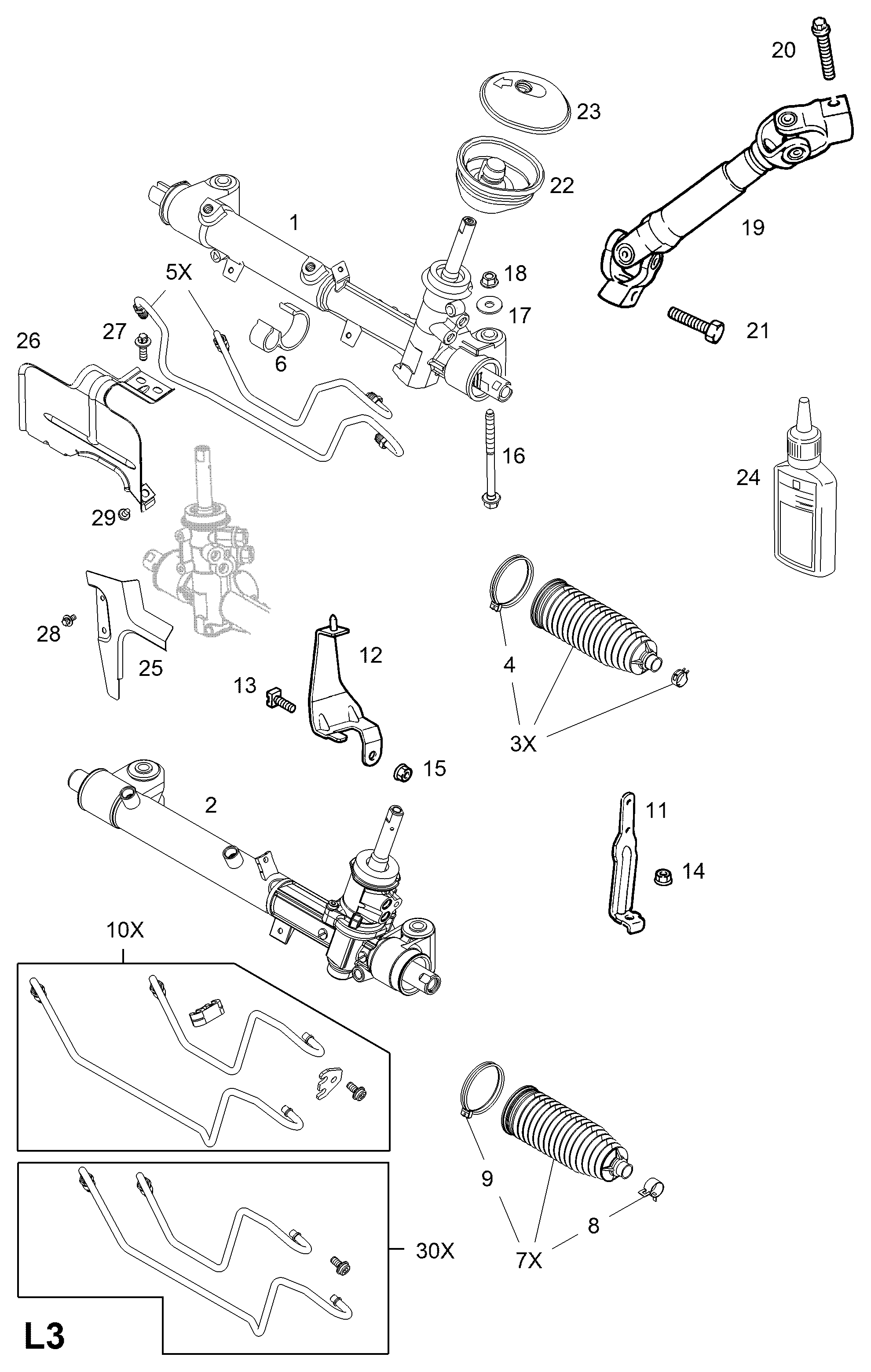 Opel 5900 249 - Кормилна кутия vvparts.bg