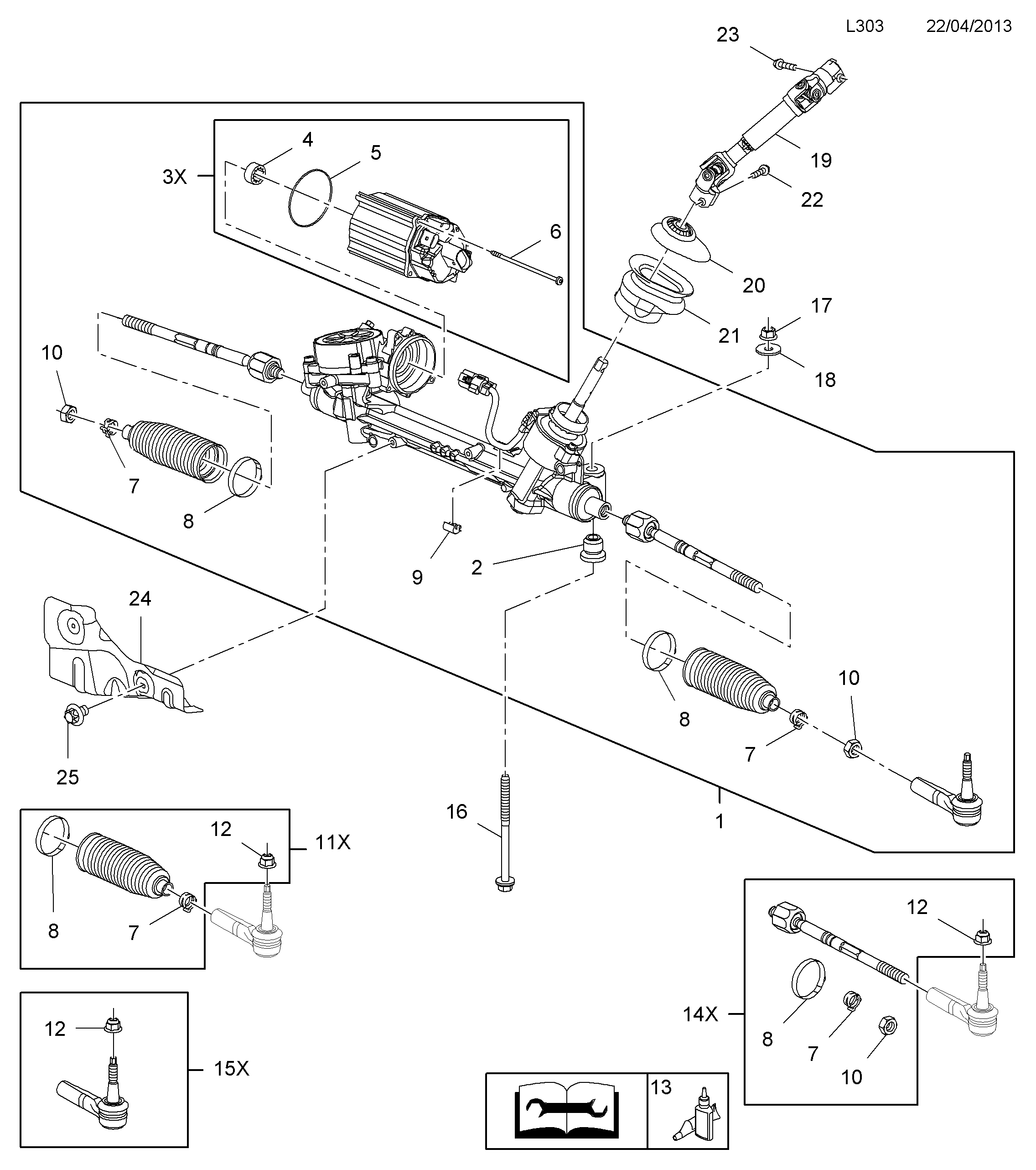 Chevrolet 1609026 - Комплект окачване vvparts.bg