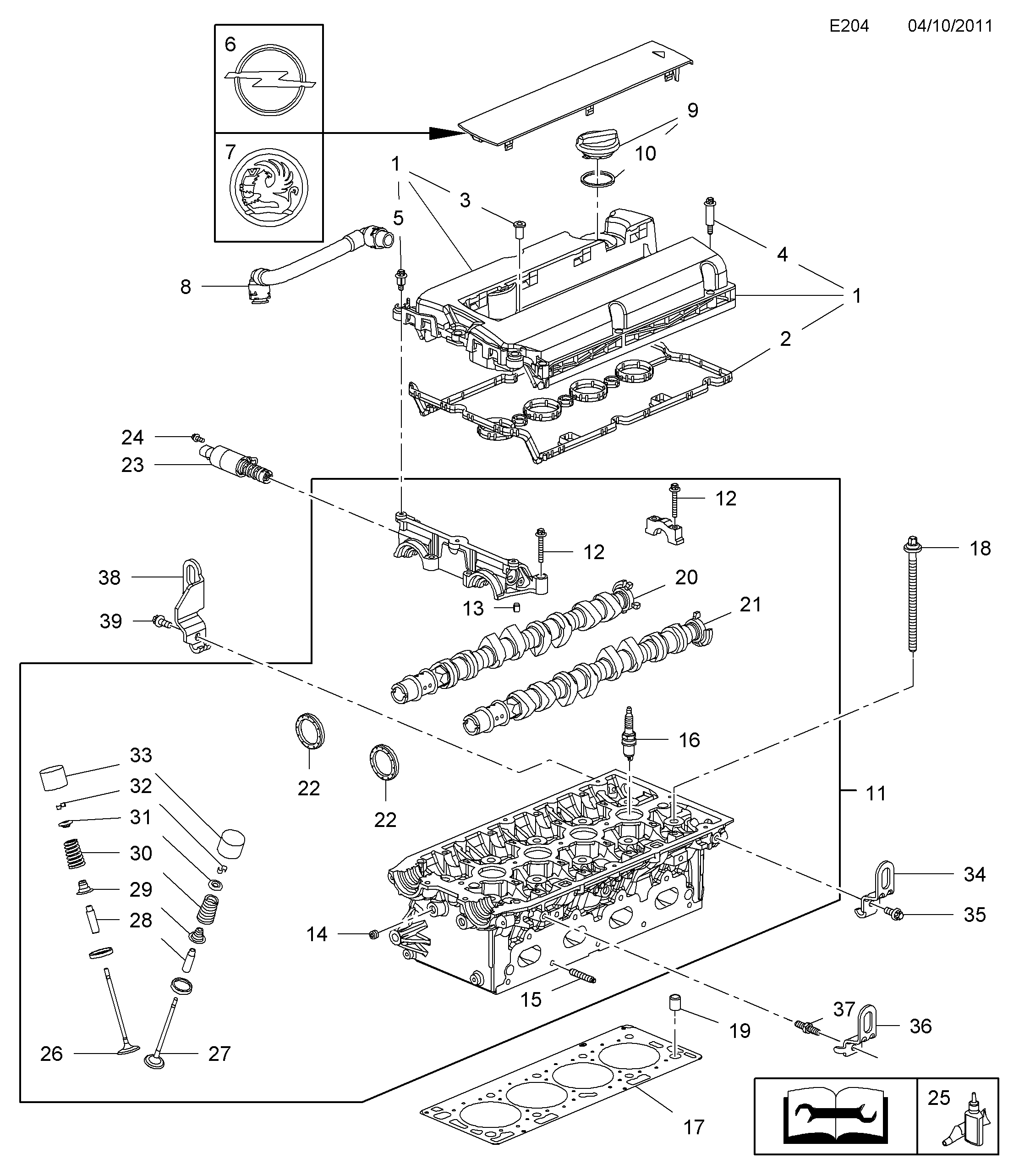 Opel 642 078 - Всмукателен клапан vvparts.bg