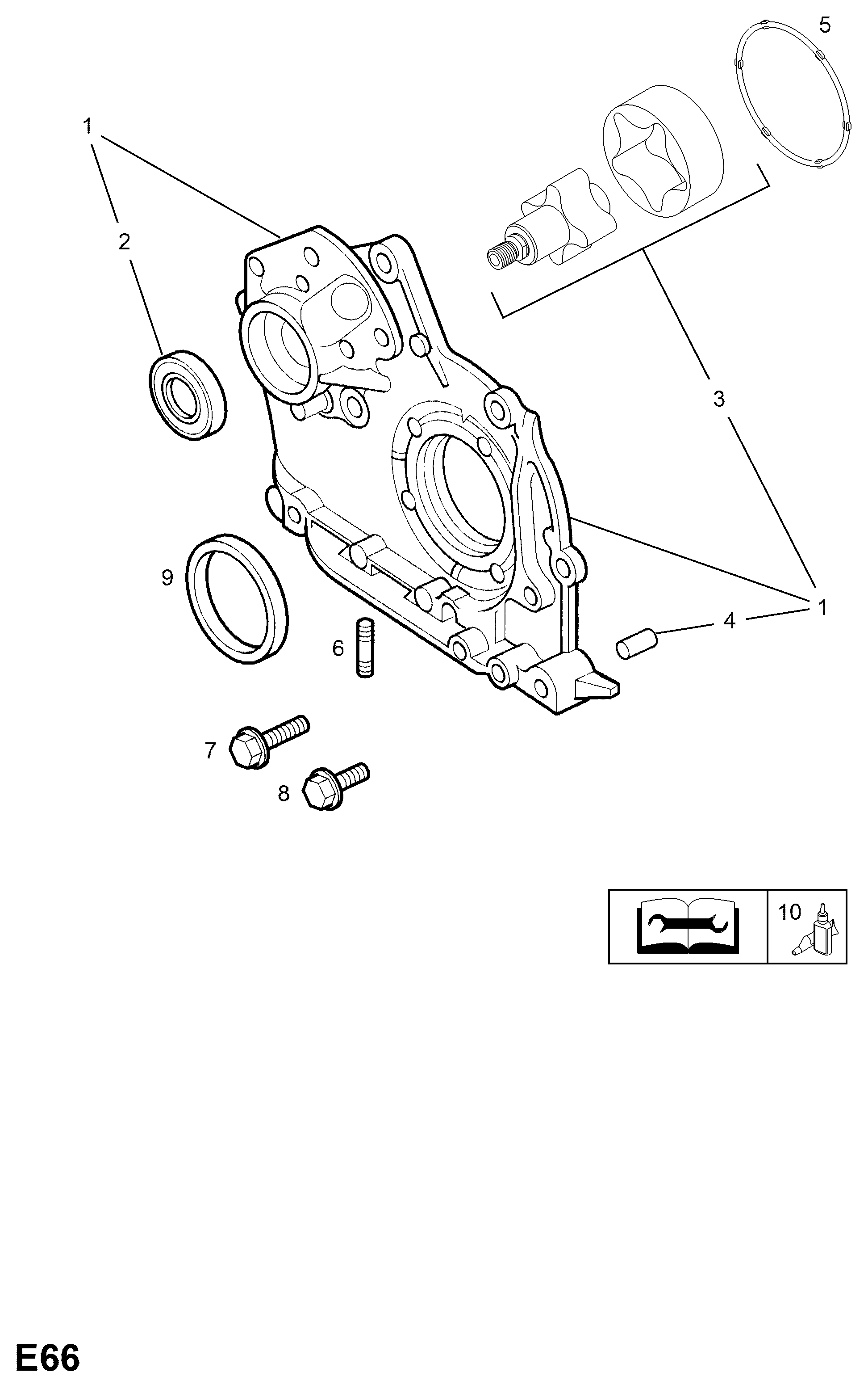 Vauxhall 614804 - Семеринг, разпределителен вал vvparts.bg