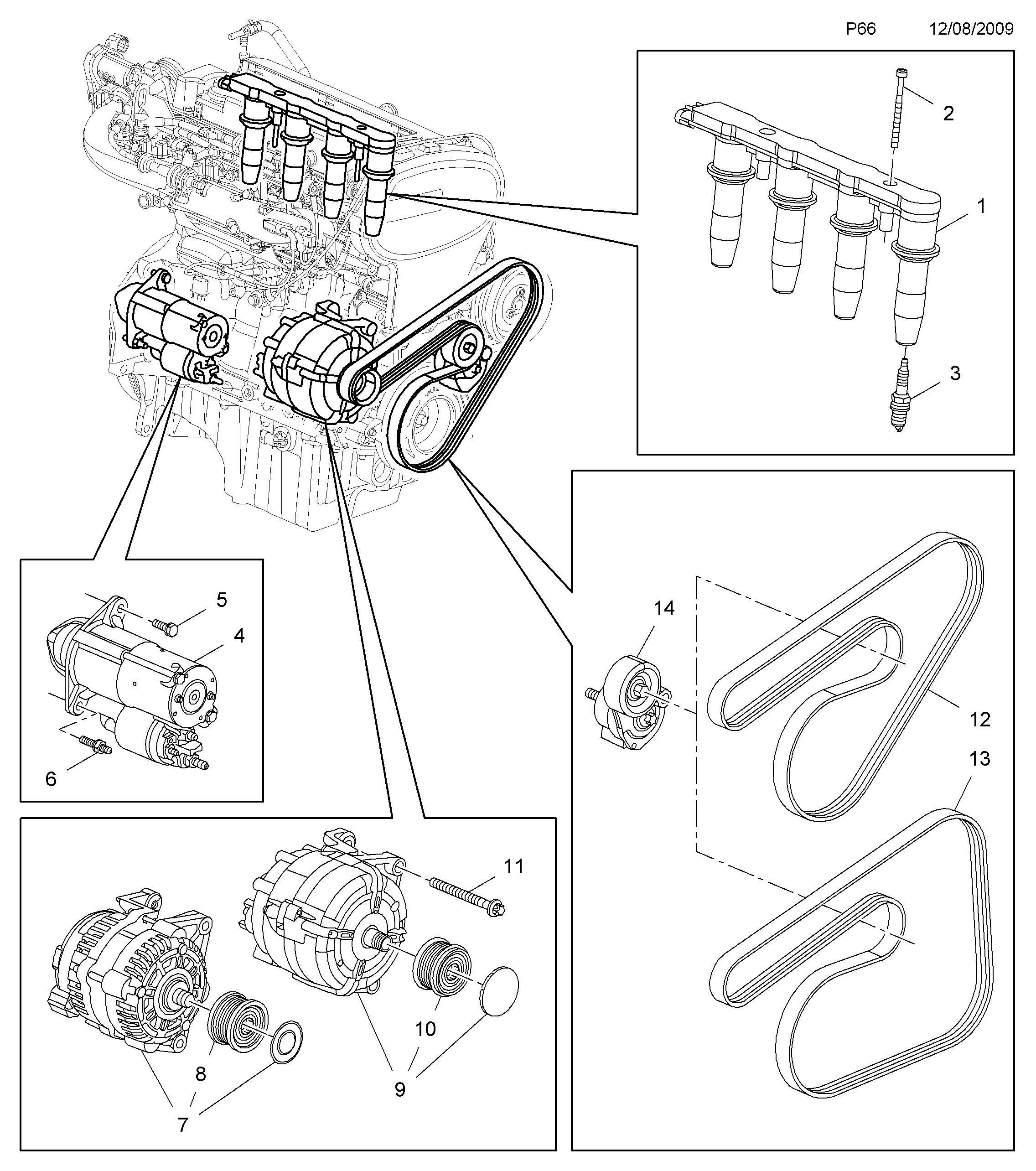 DAEWOO 12 14 528 - Запалителна свещ vvparts.bg