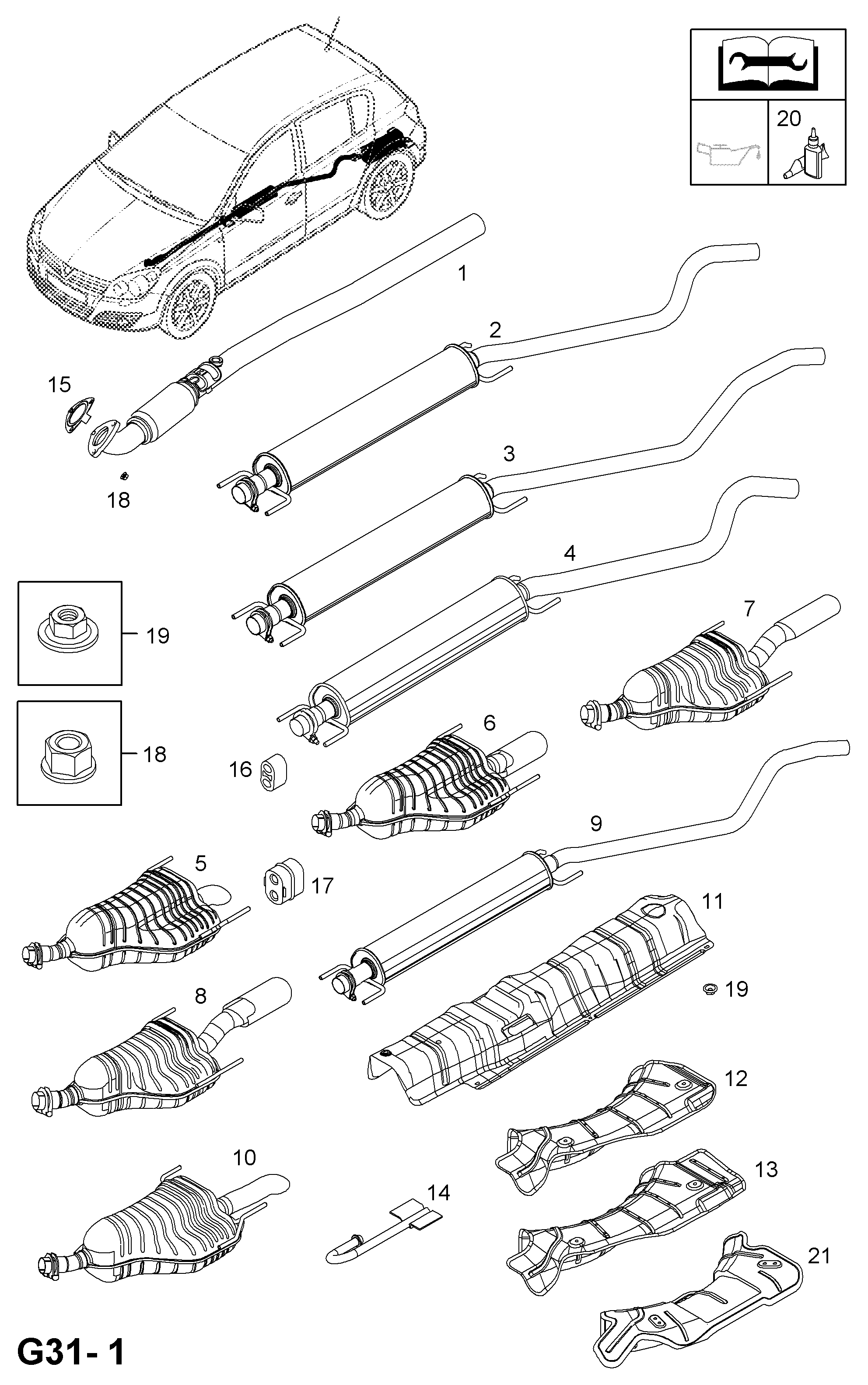 Opel 58 54 988 - Уплътнение, изпускателни тръби vvparts.bg