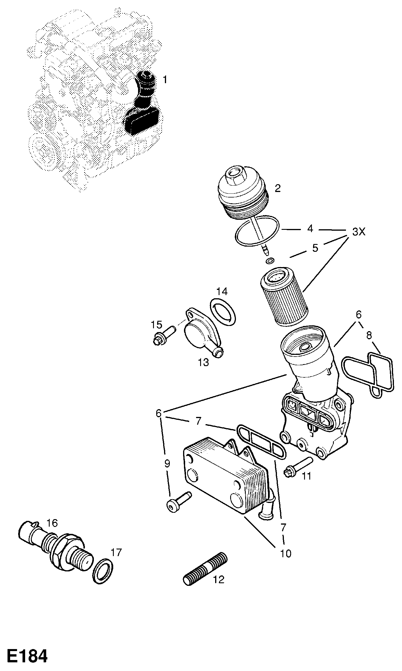 Vauxhall 1252572 - Датчик, налягане на маслото vvparts.bg