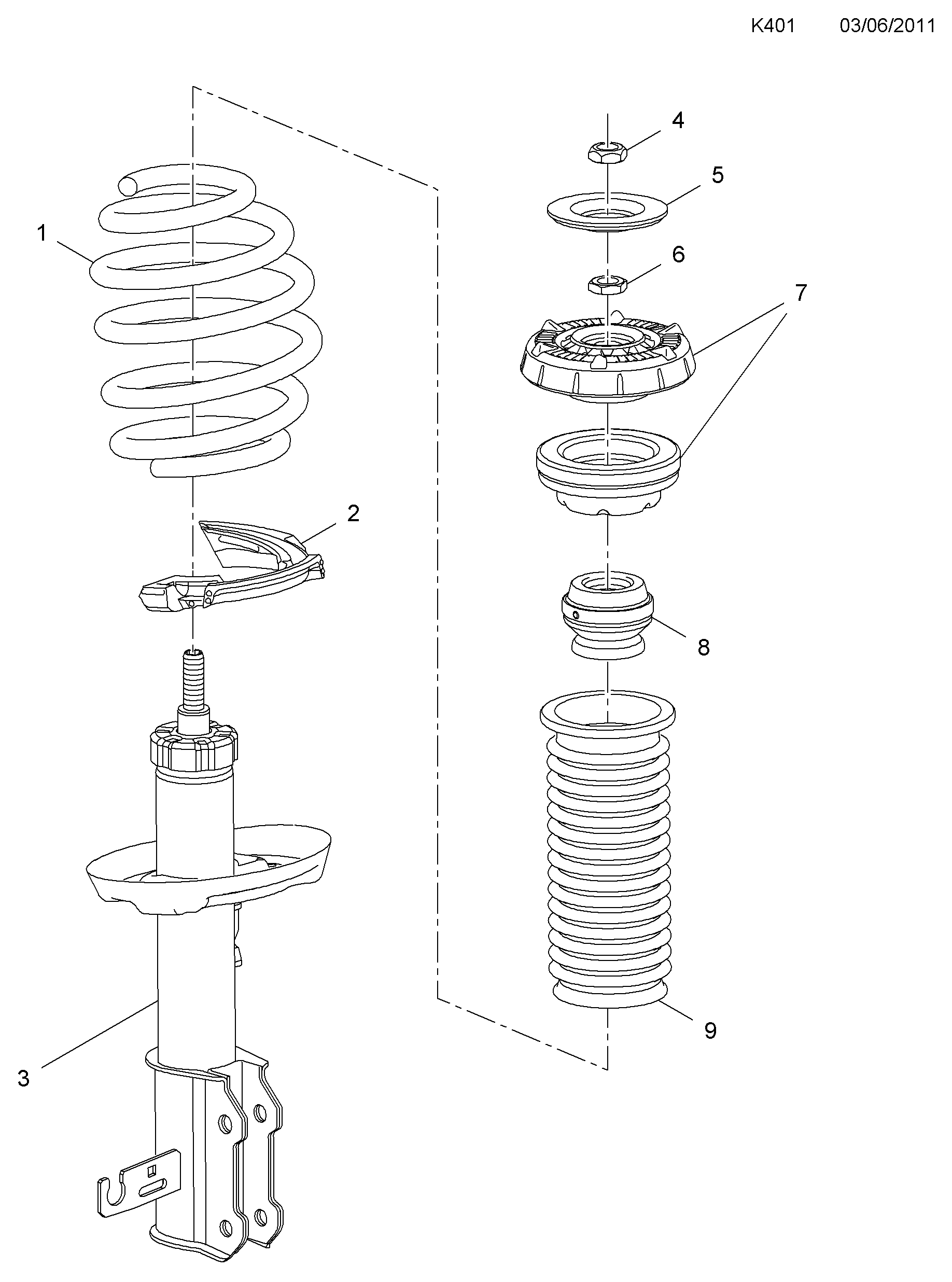 Opel 344727 - Прахозащитен комплект, амортисьор vvparts.bg