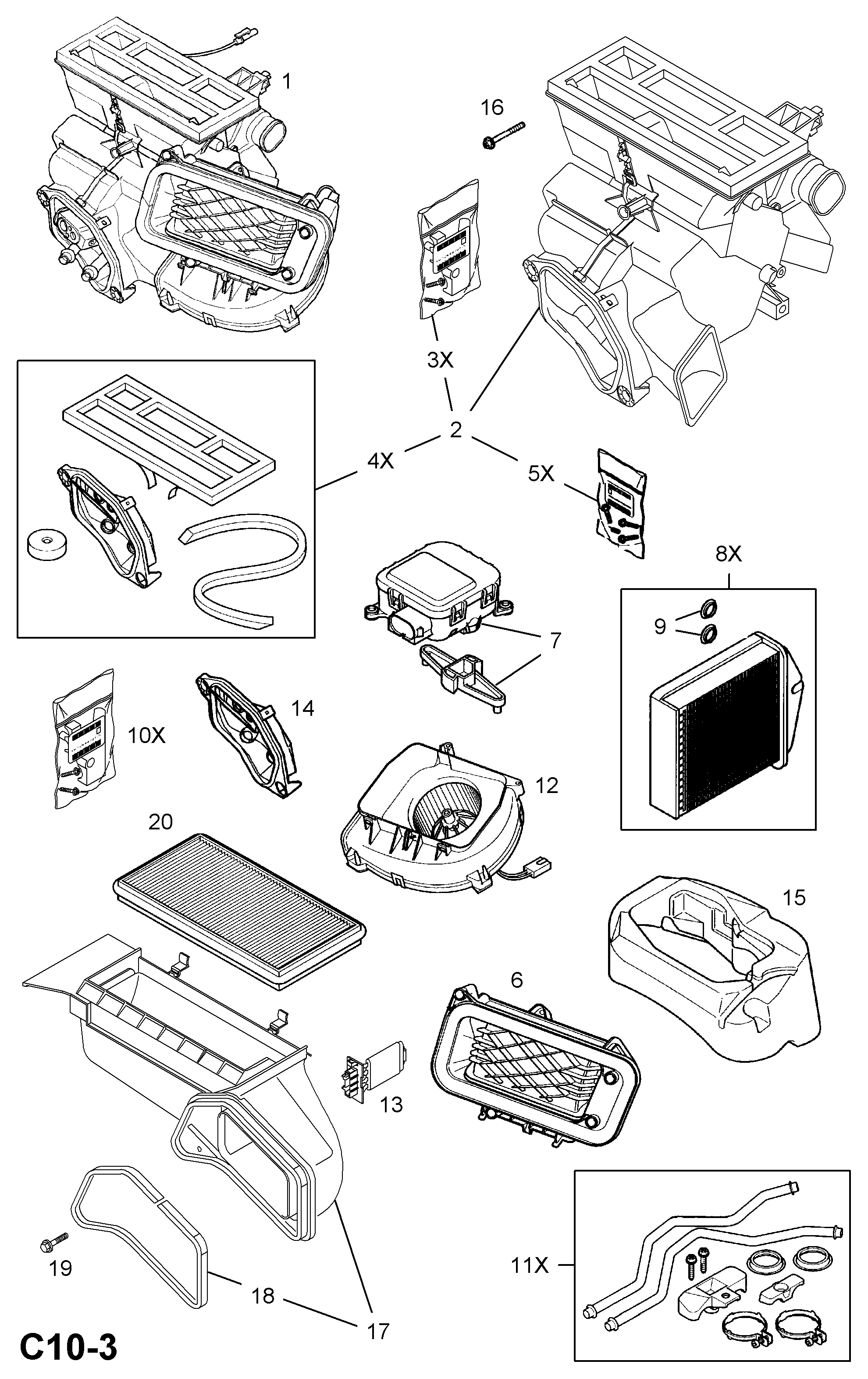 Cadillac 1808617 - Филтър купе (поленов филтър) vvparts.bg