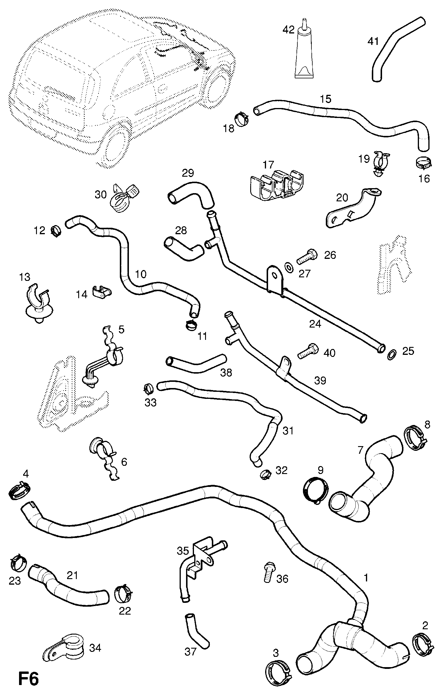 Vauxhall 20 94 930 - Затягаща скоба vvparts.bg