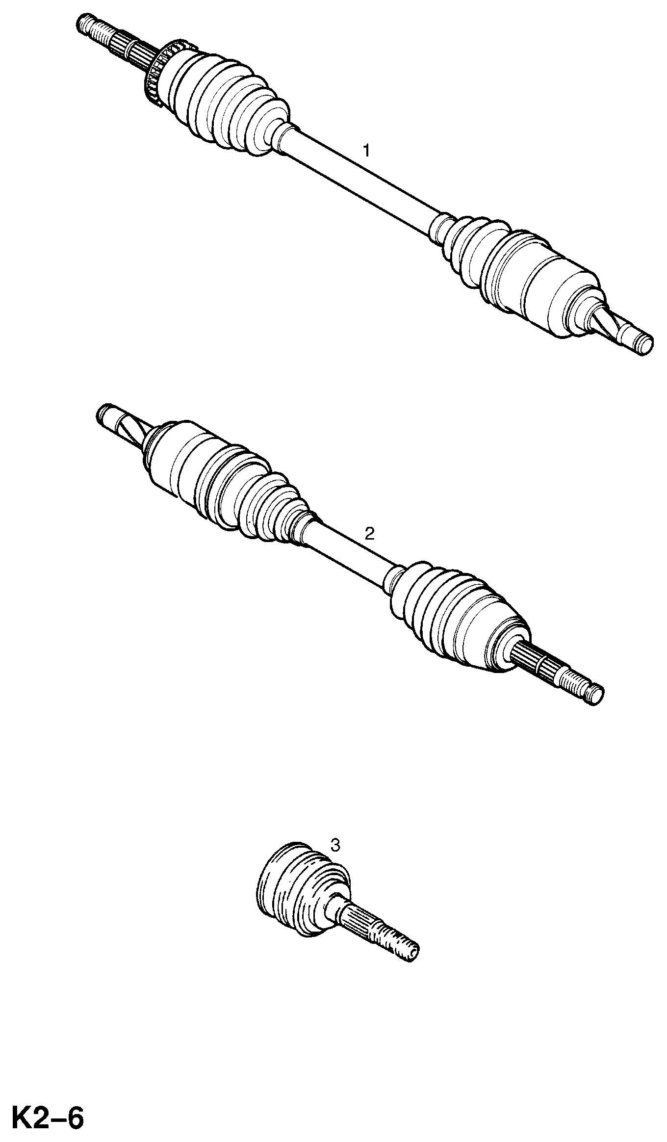 Opel 374772 - Полуоска vvparts.bg