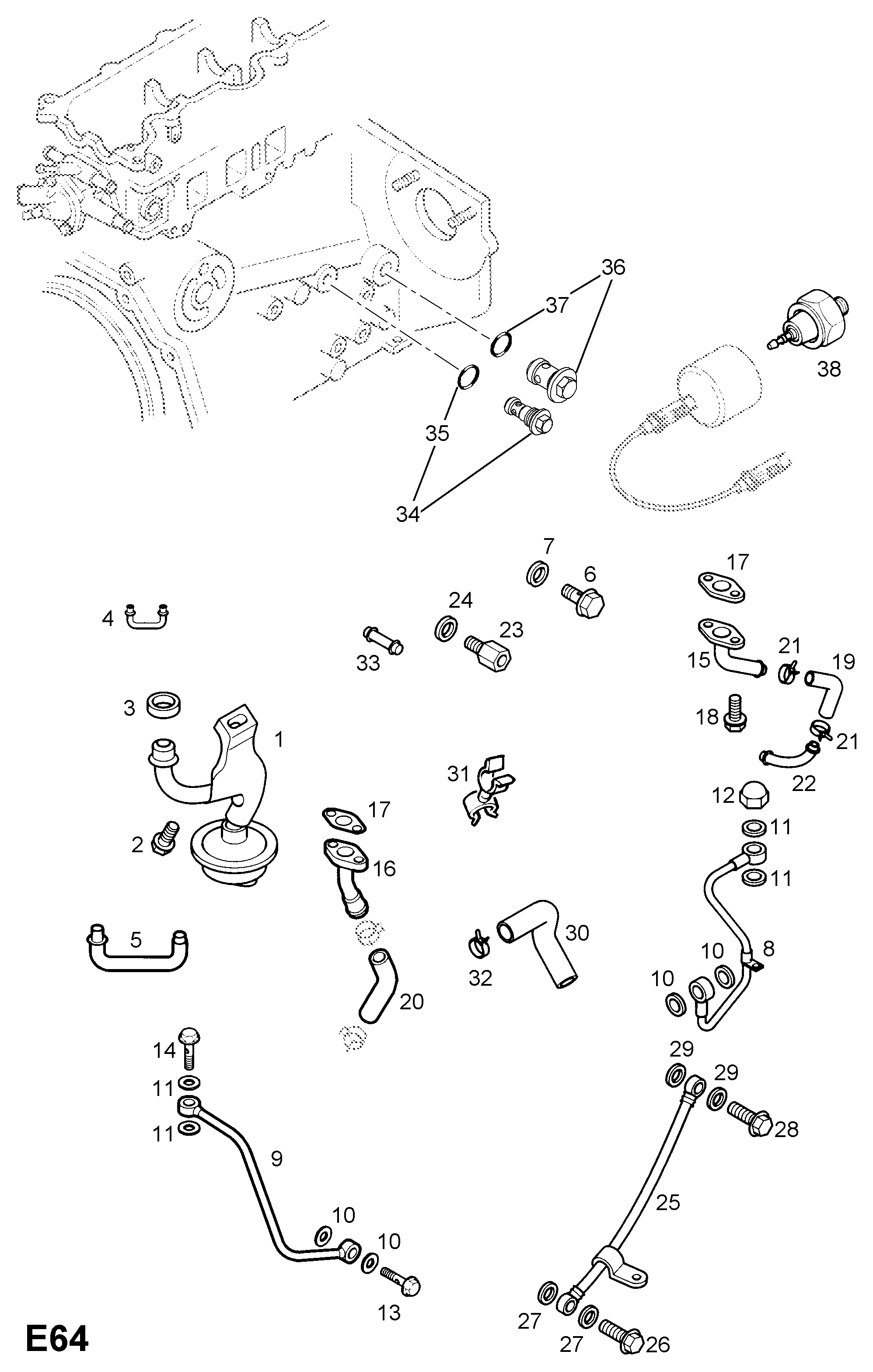 Opel 6 50 431 - Семеринг vvparts.bg