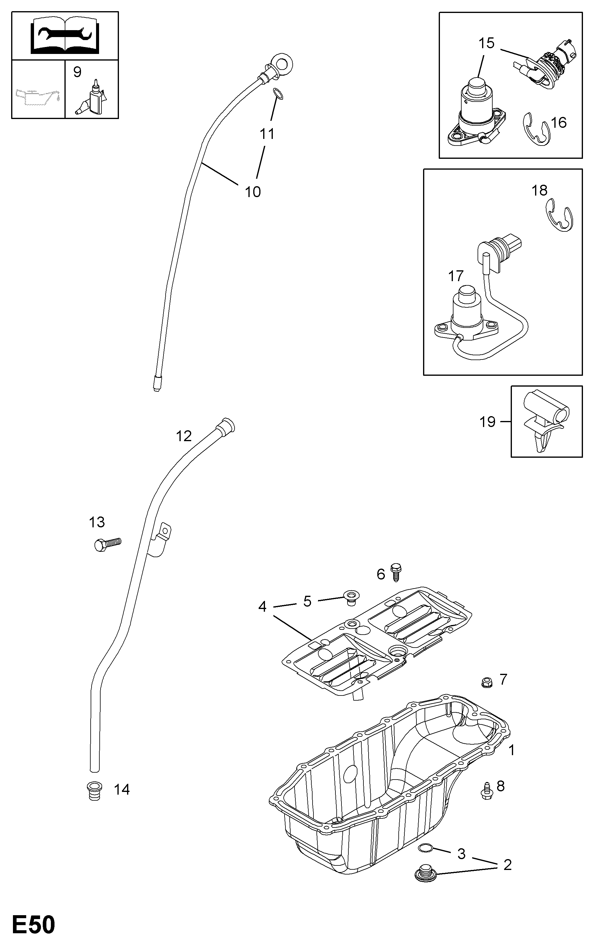 Opel 652 457 - Болтова пробка, маслен картер vvparts.bg