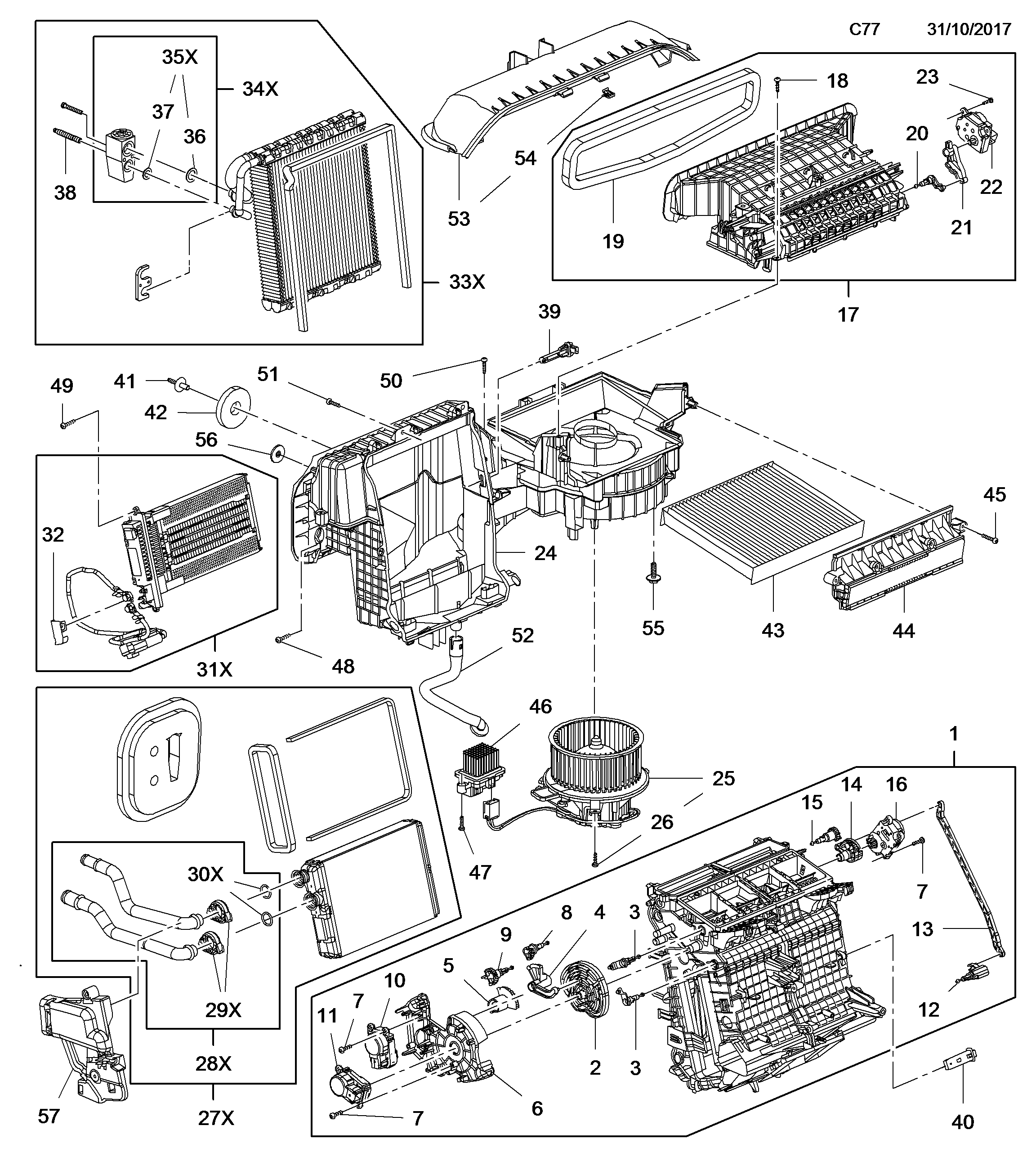 Vauxhall 1808020 - Филтър купе (поленов филтър) vvparts.bg