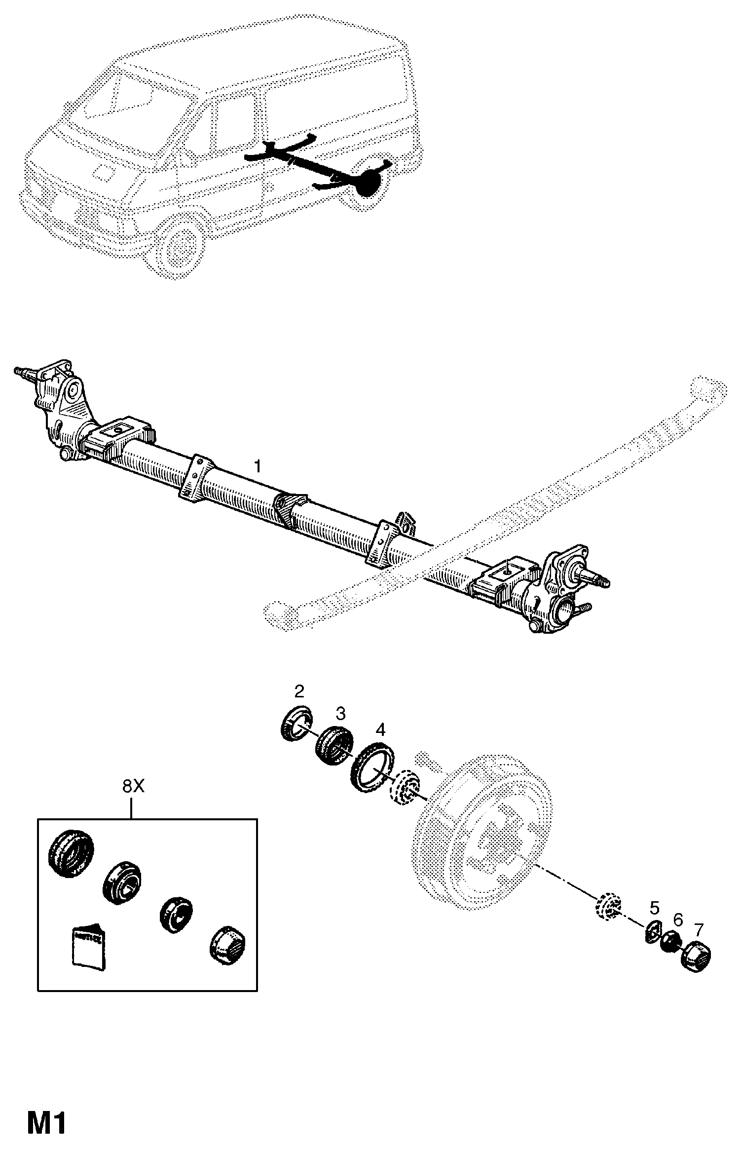 Opel 44 03 942 - Комплект колесен лагер vvparts.bg