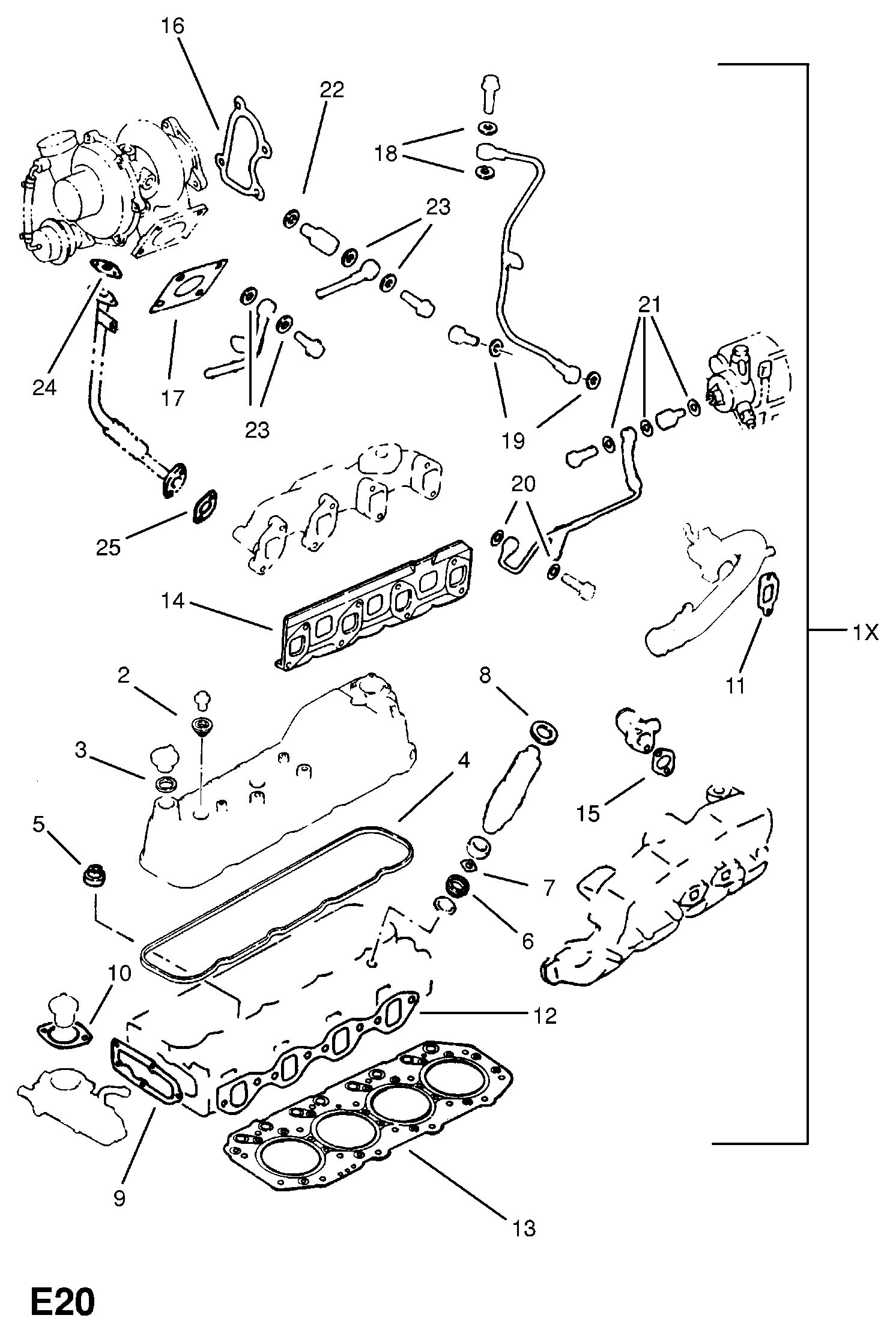 Vauxhall 13 38 205 - Уплътнение, термостат vvparts.bg