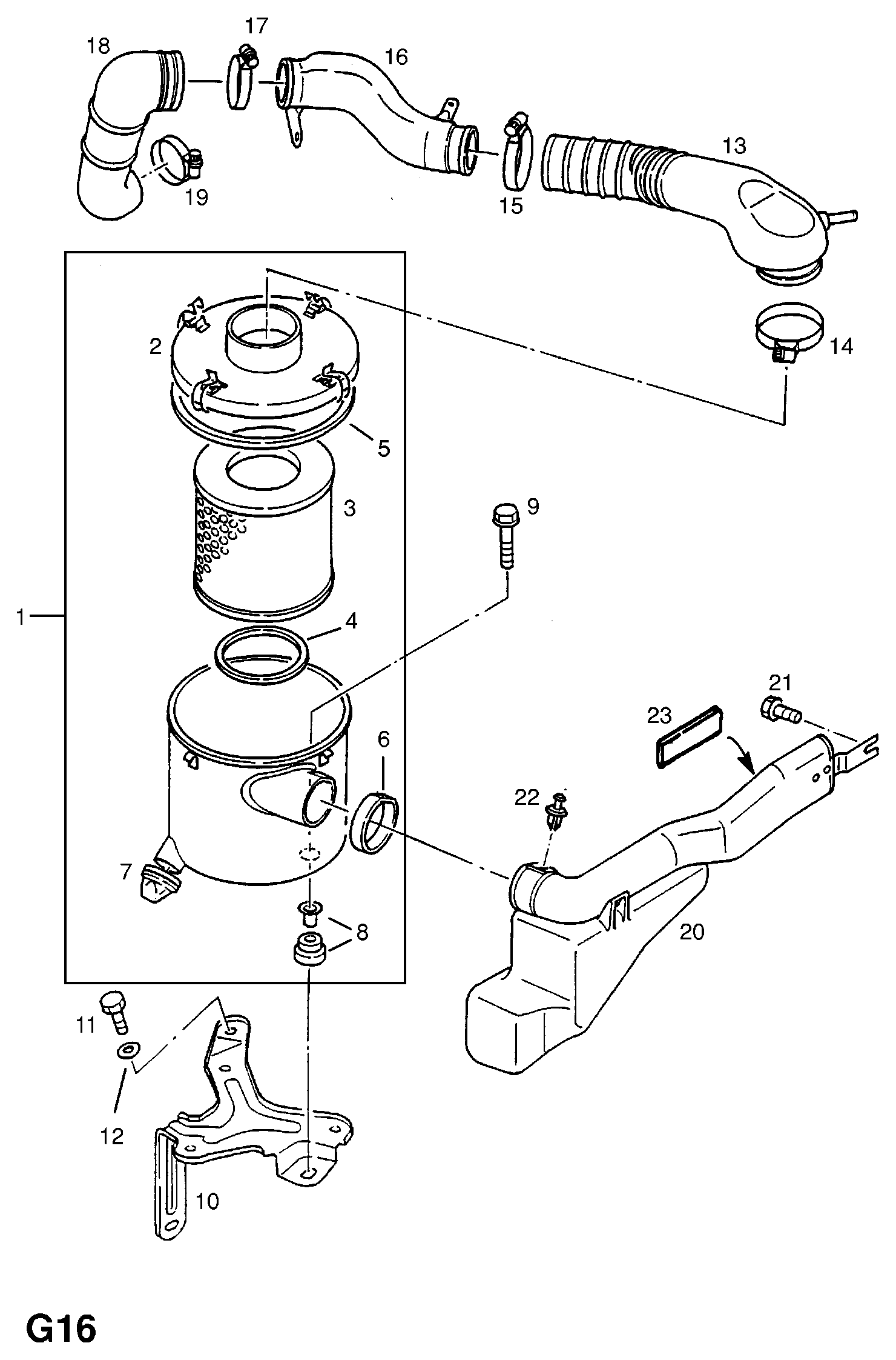 Vauxhall 834806 - Горивен филтър vvparts.bg