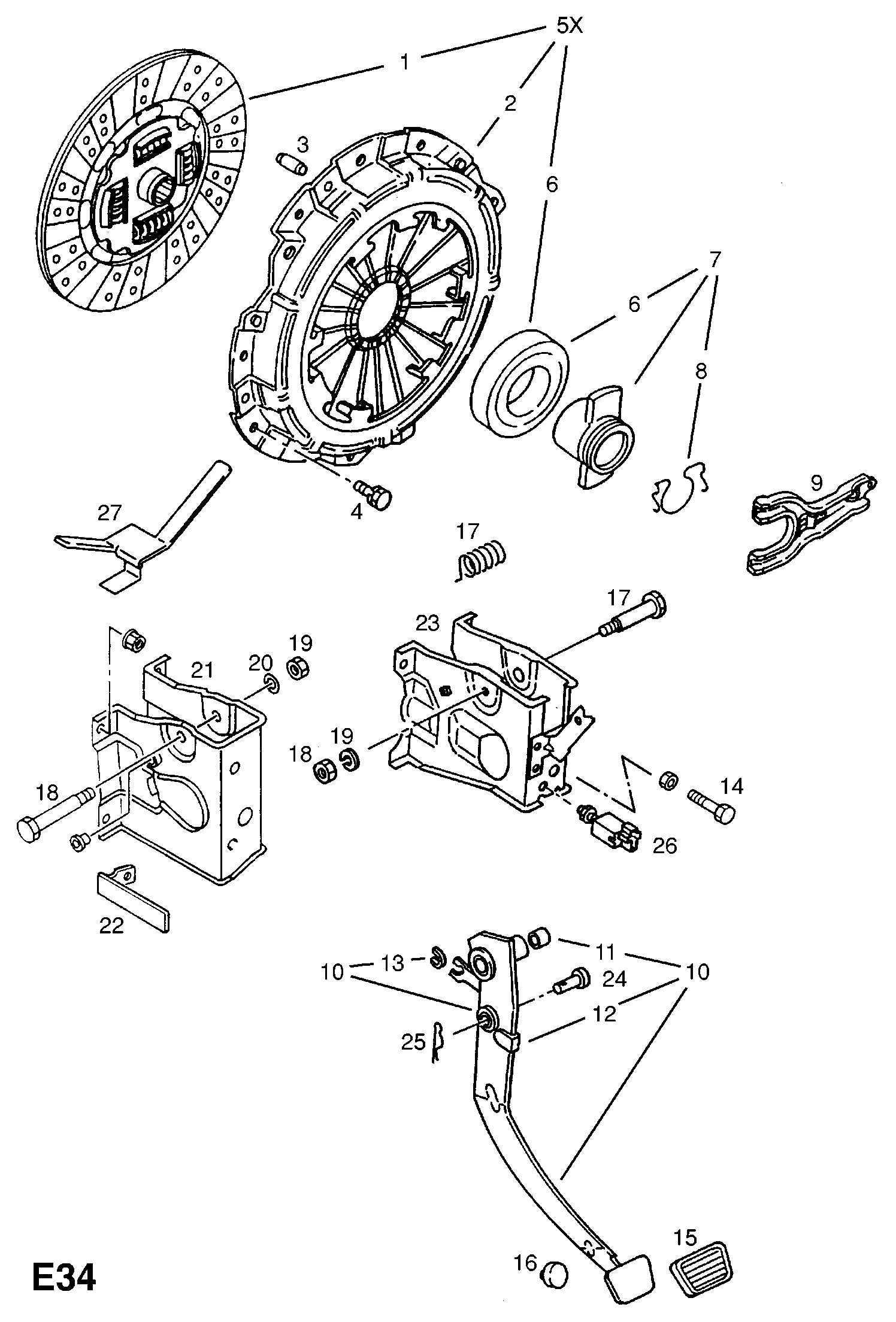 Opel 6 64 006 - Диск на съединителя vvparts.bg