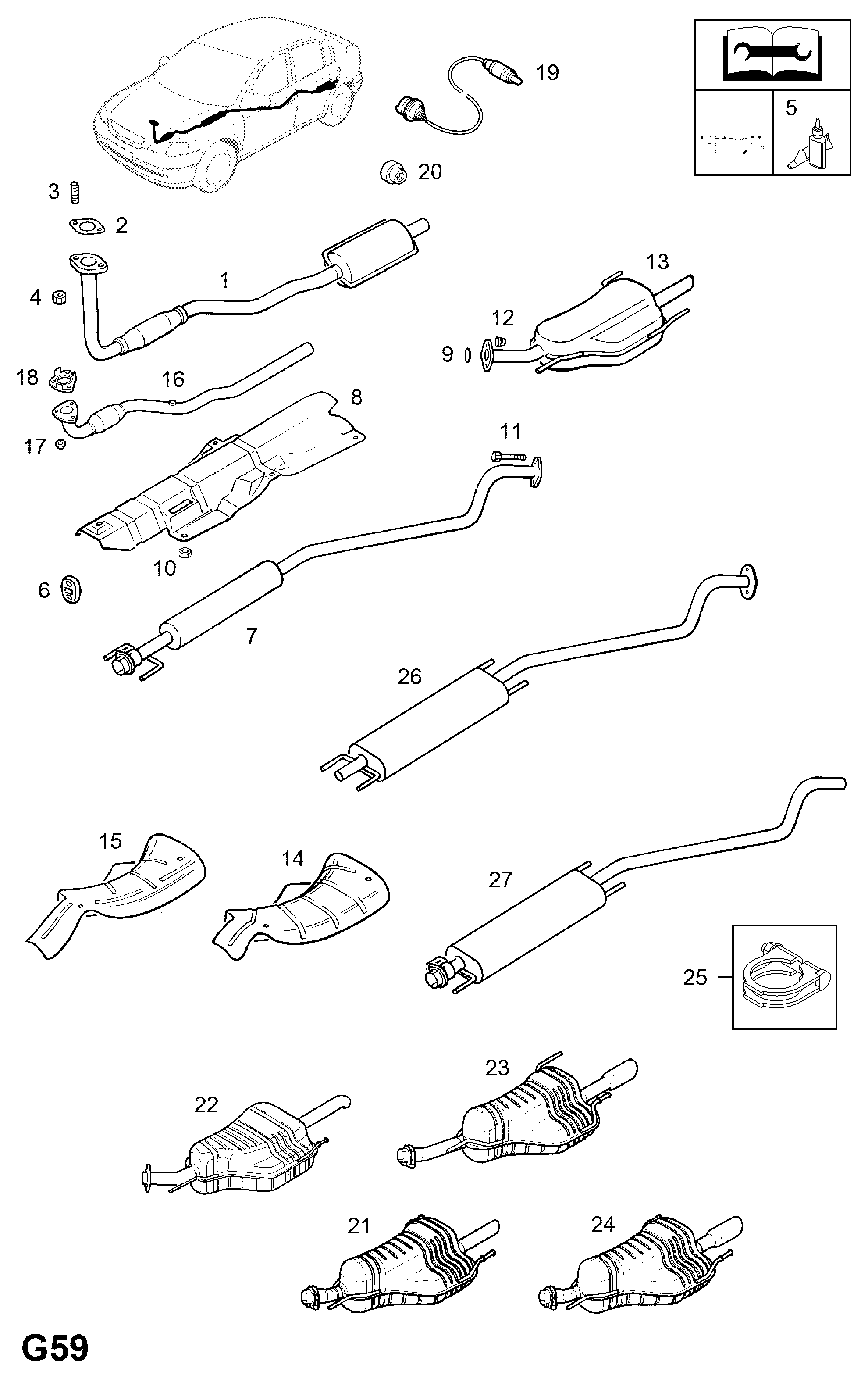 Opel 58 52 058 - Крайно гърне vvparts.bg