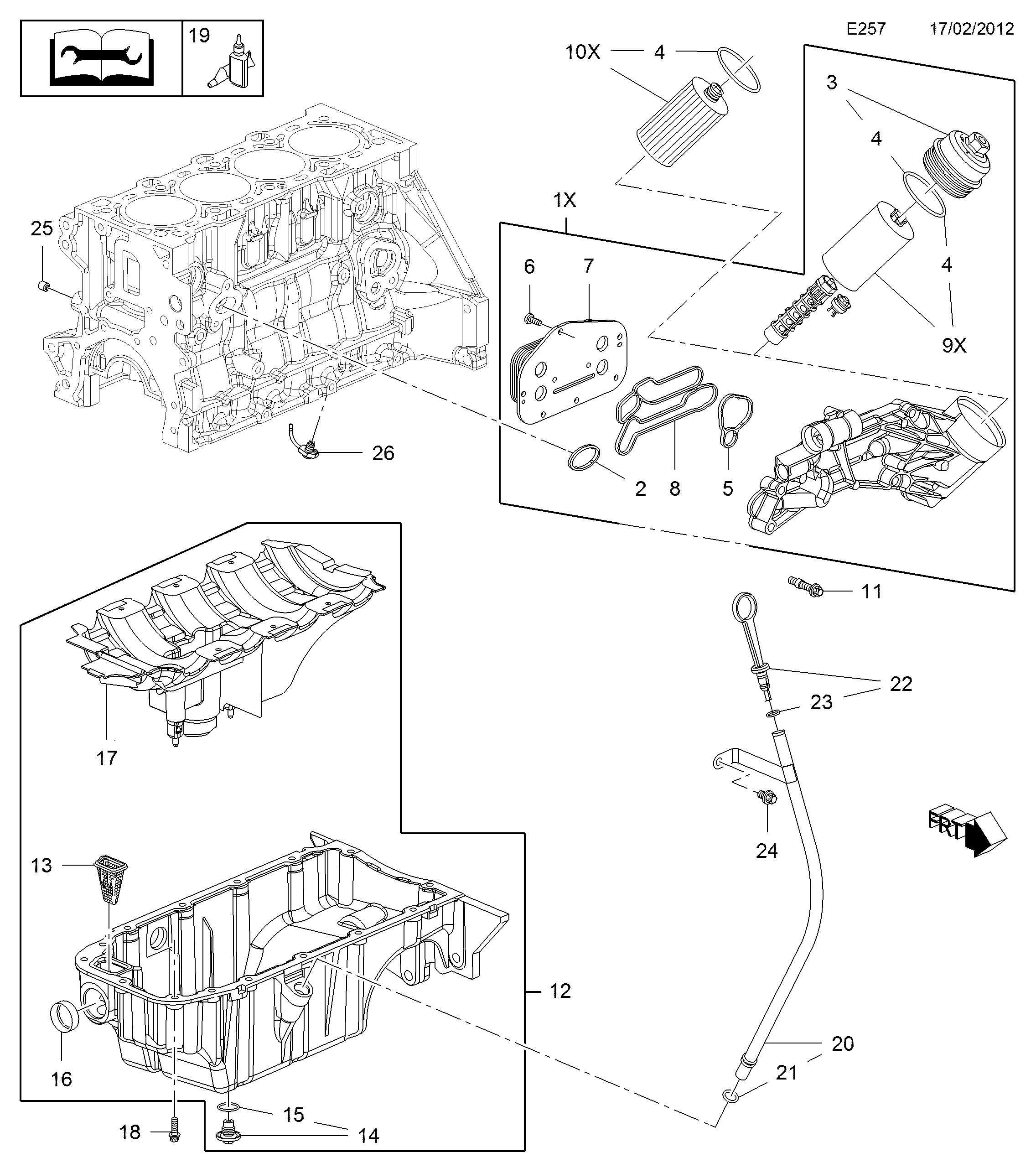 General Motors 25195785 - Маслен филтър vvparts.bg