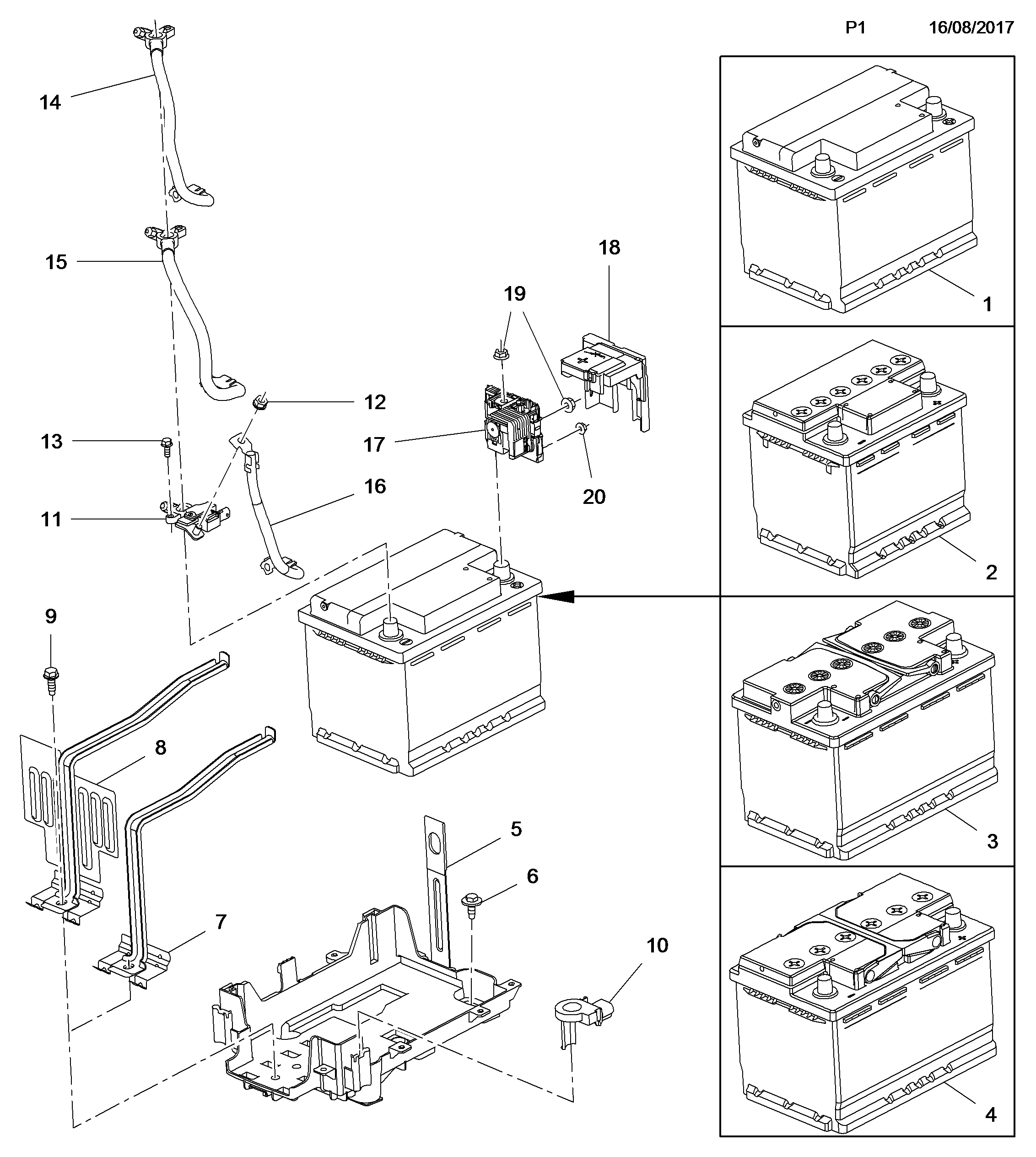 Vauxhall 4805790 - Винт, изпускателна система vvparts.bg