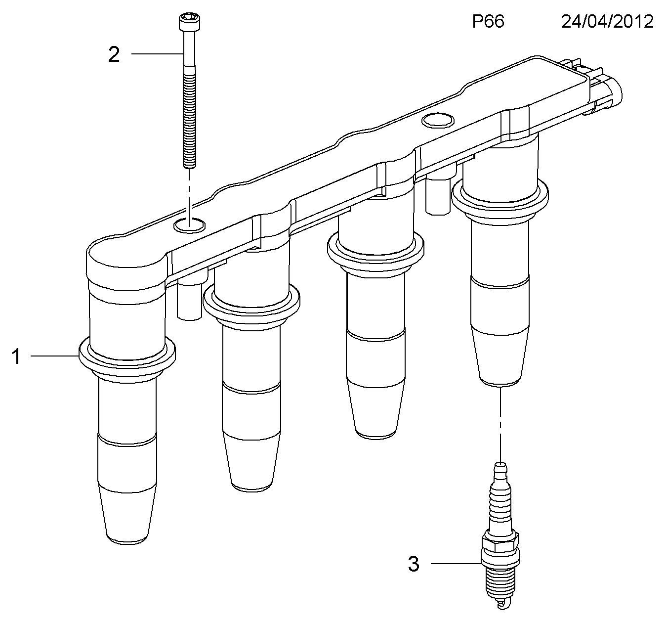 Buick 1 208 086 - Запалителна бобина vvparts.bg