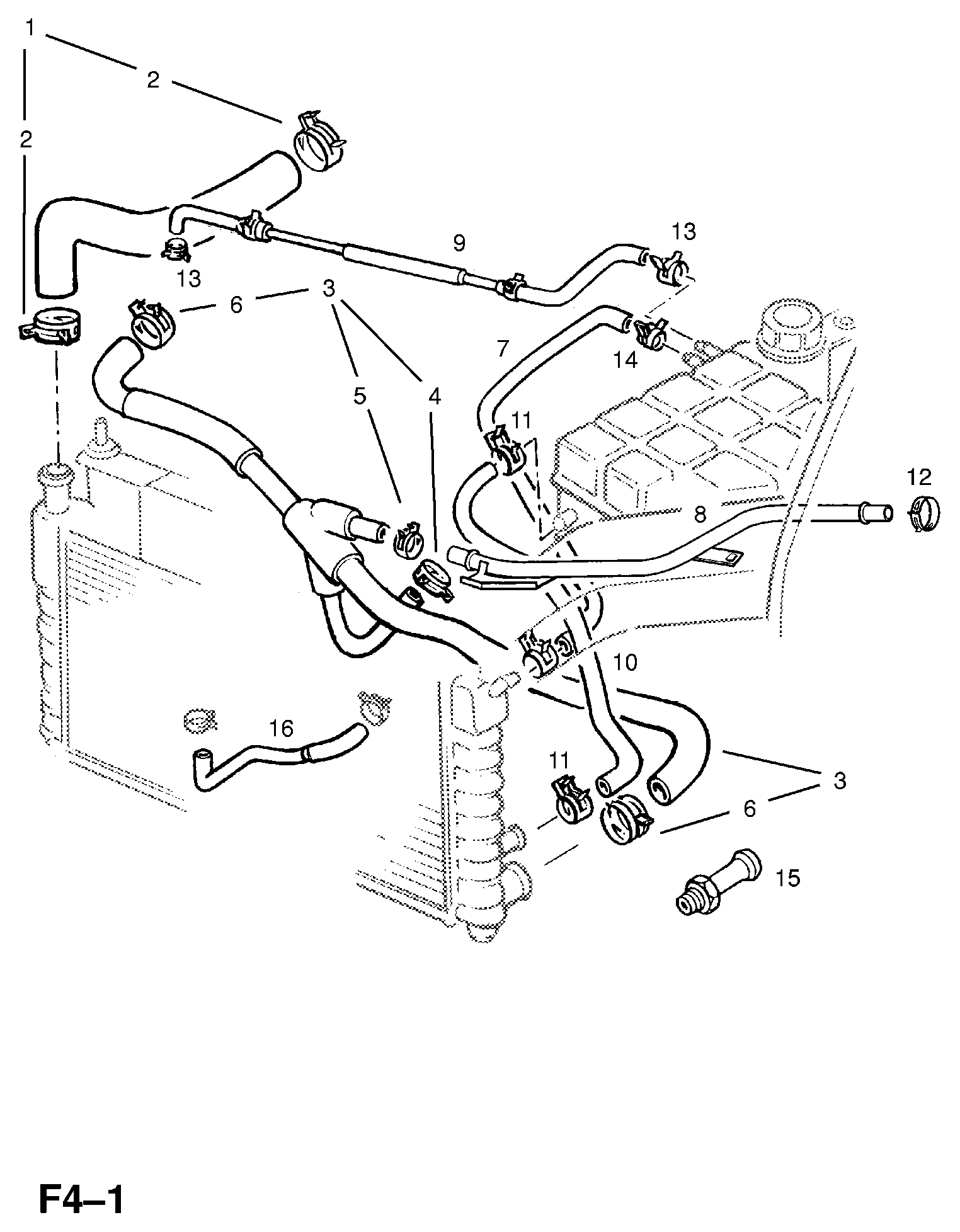 FORD 1337960 - Решетка пред радиатора vvparts.bg