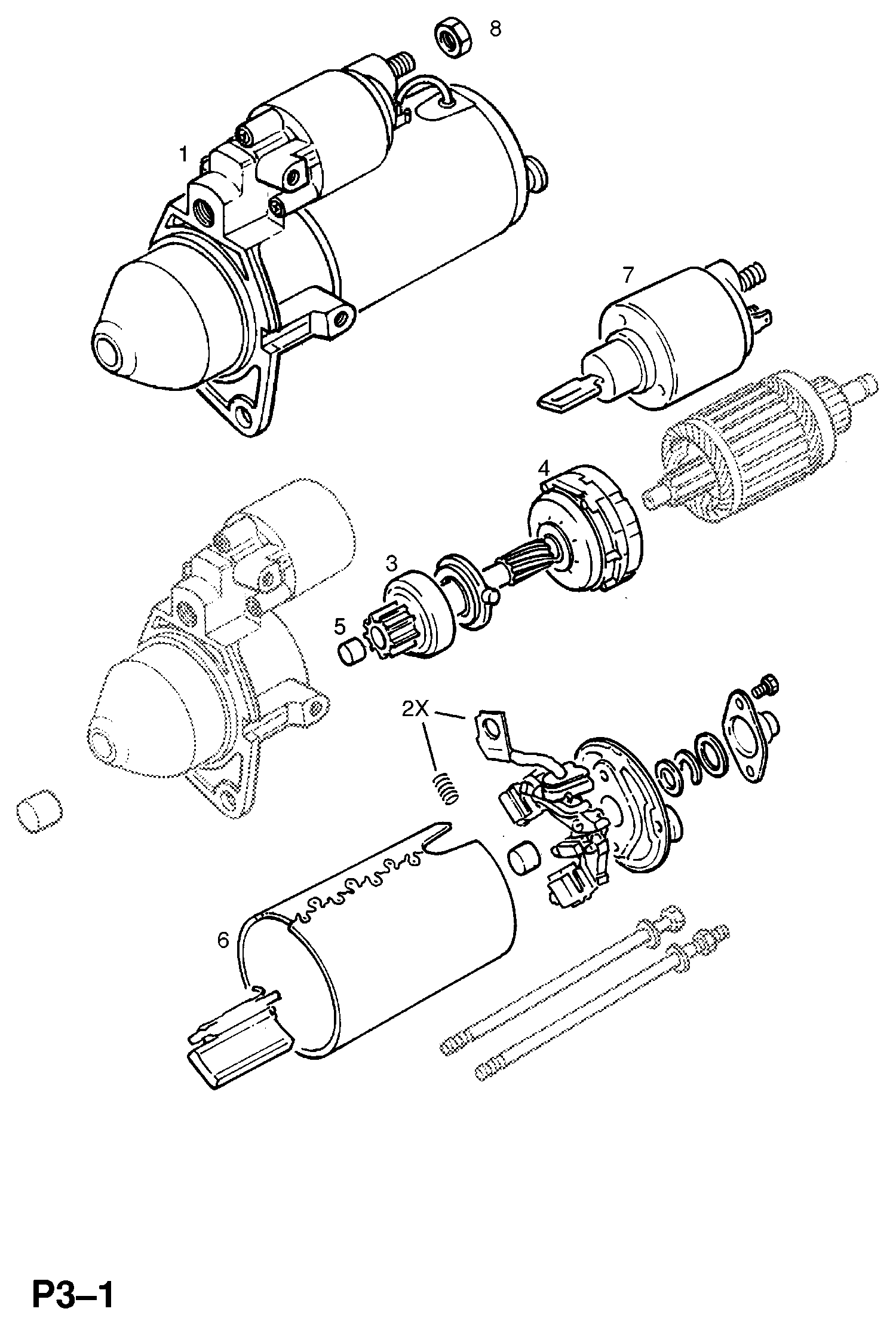 Opel 12 02 148 - Стартер vvparts.bg