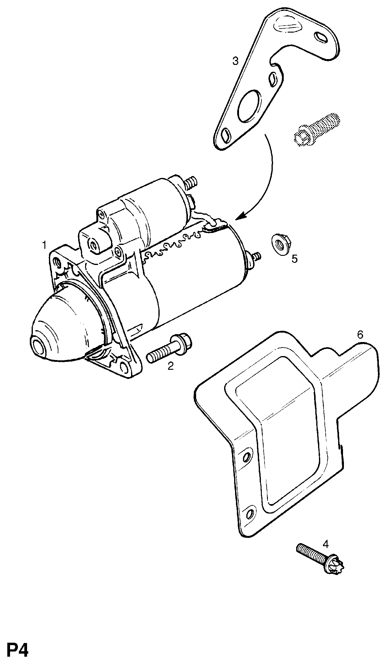 Opel 6202039 - Стартер vvparts.bg