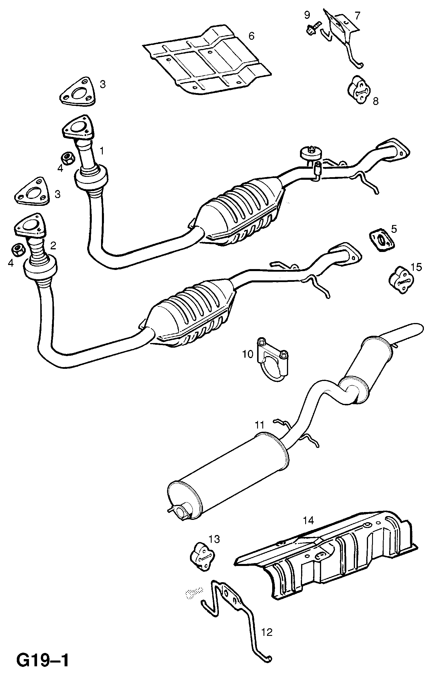 Opel 8 56 044 - Тръбна връзка, изпускателна система vvparts.bg