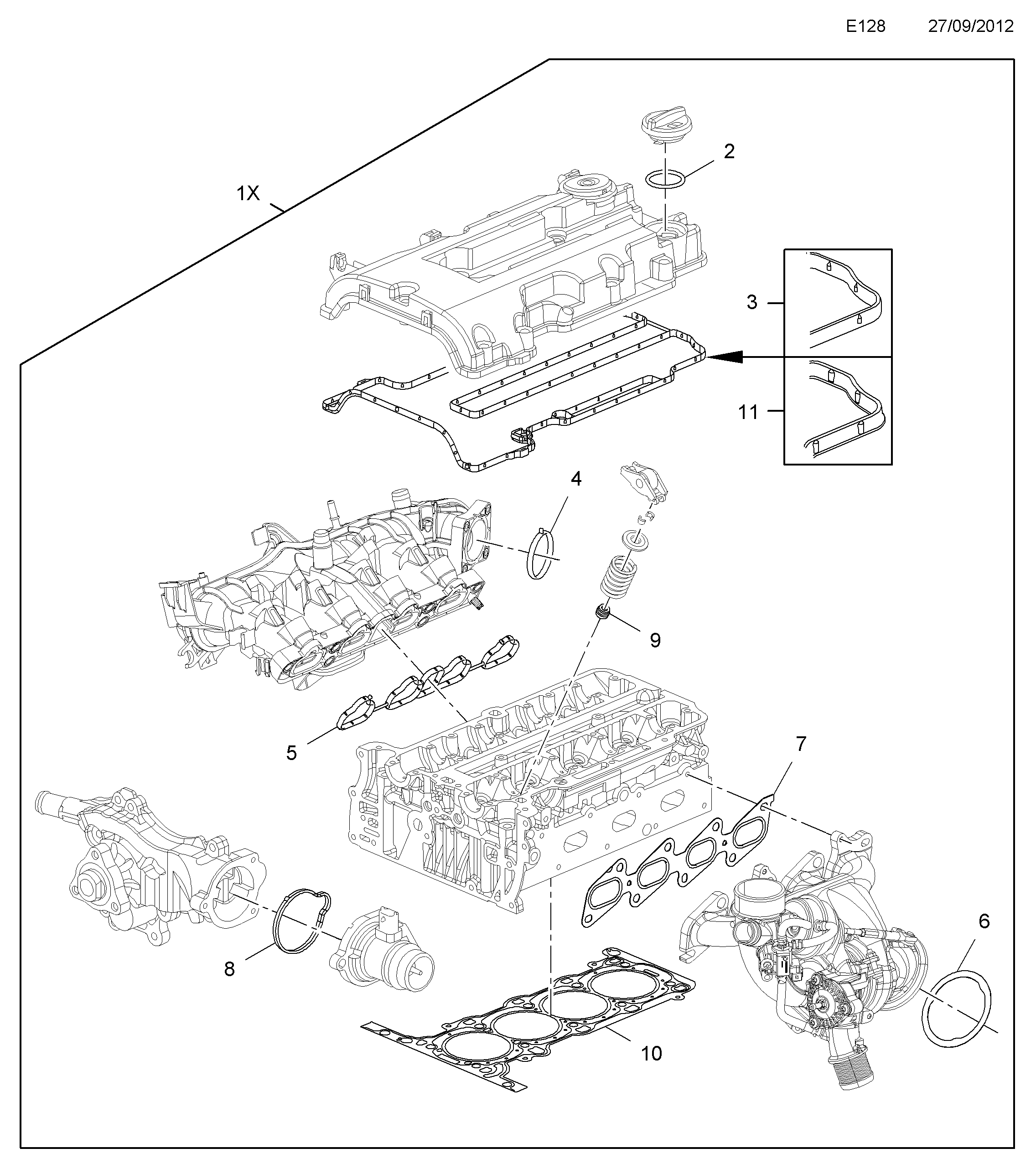 Opel 13 38 032 - Уплътнение, корпус на термостата vvparts.bg