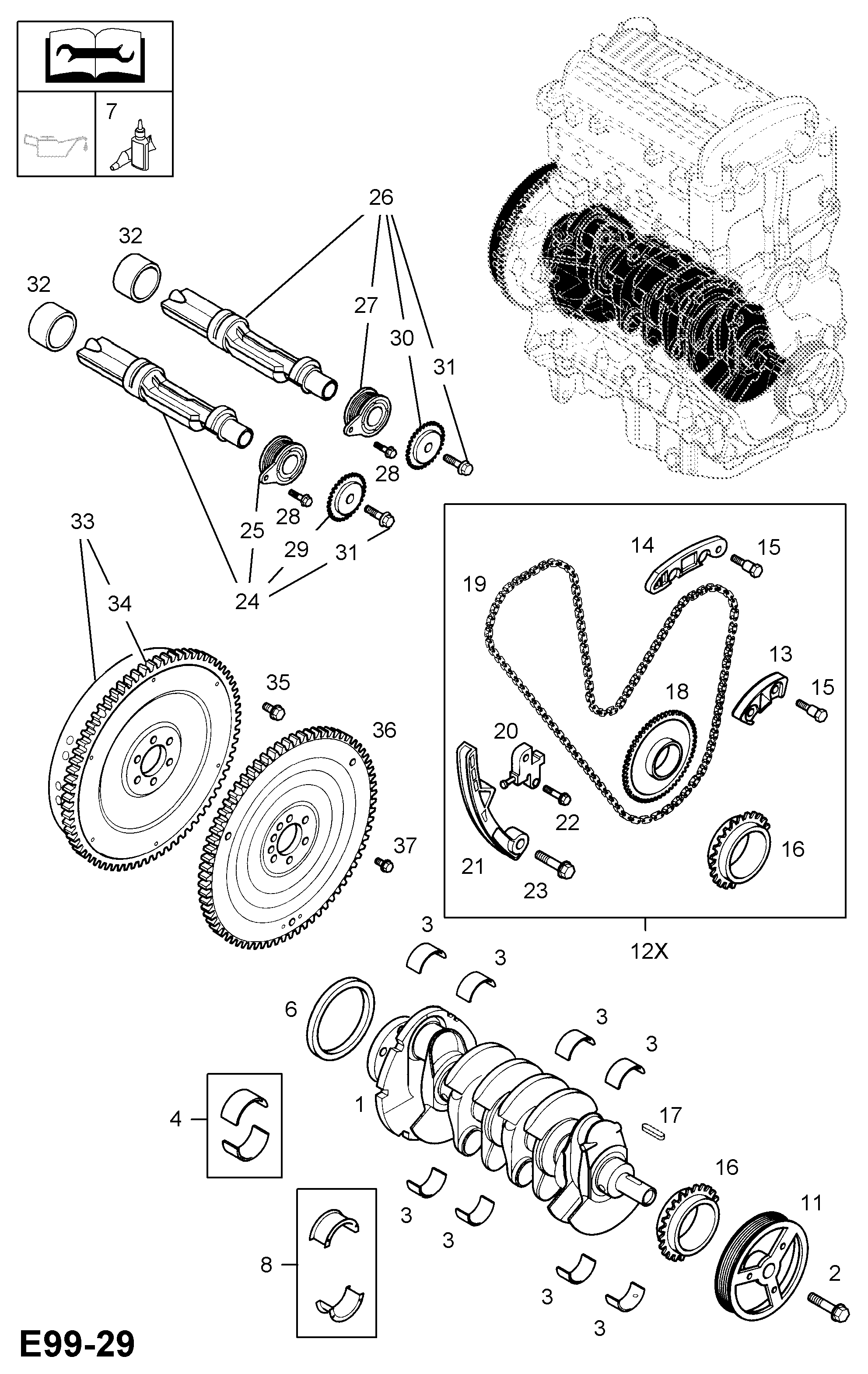 Opel 56 36 318 - Зъбно колело, изравнителен вал vvparts.bg