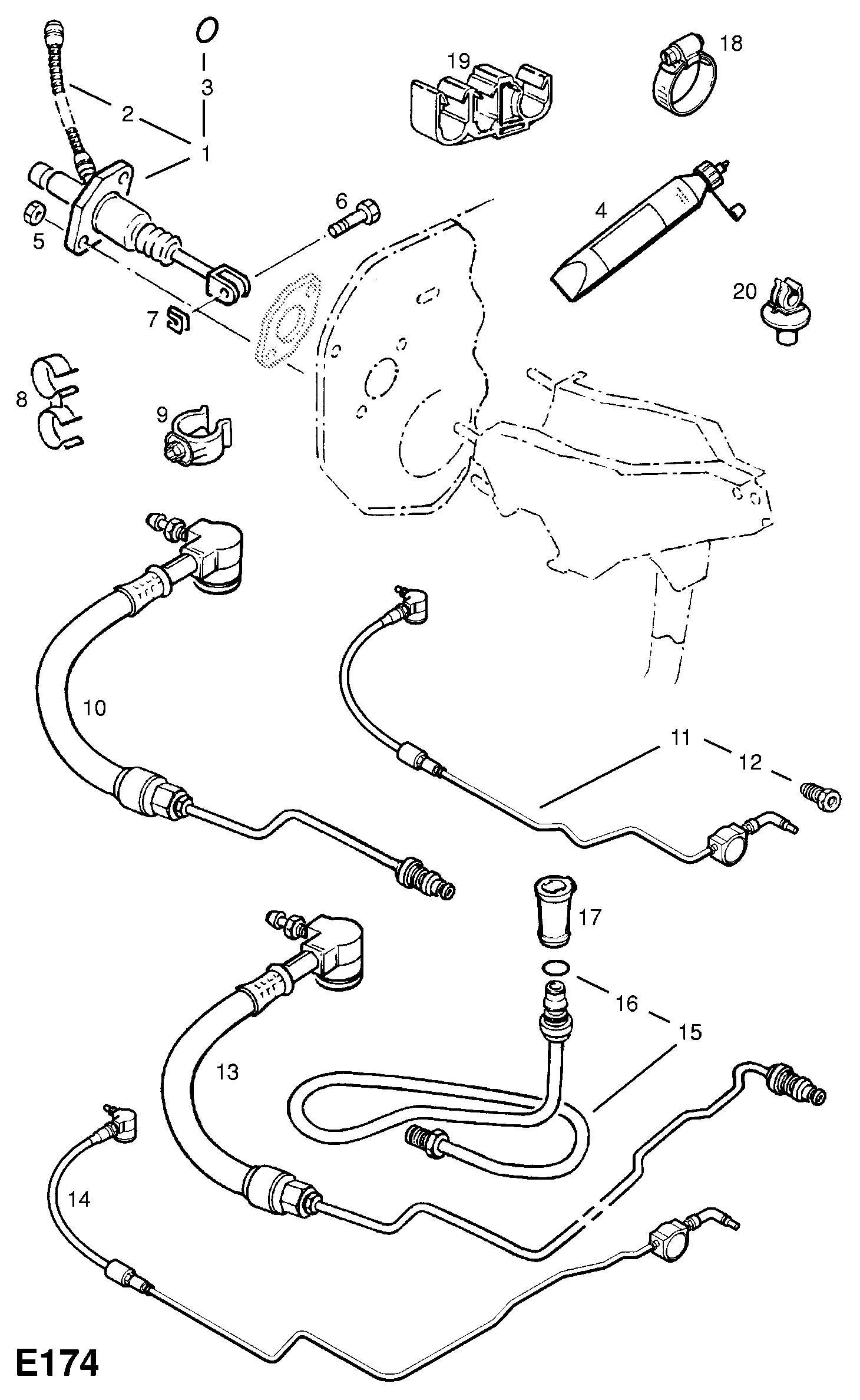 General Motors 20 66 915 - Гайка, изпускателен колектор vvparts.bg