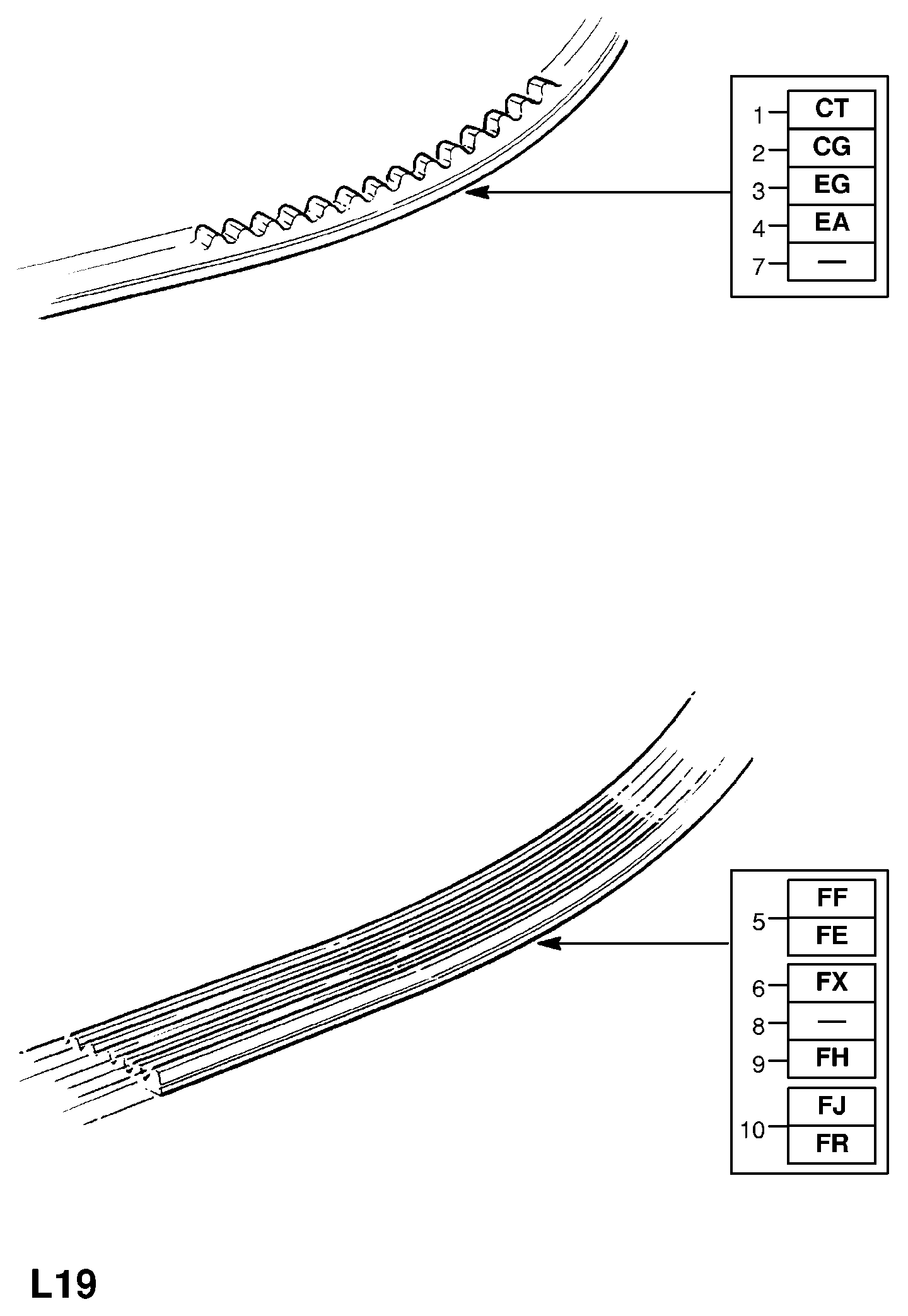 Opel 1340735 - Трапецовиден ремък vvparts.bg