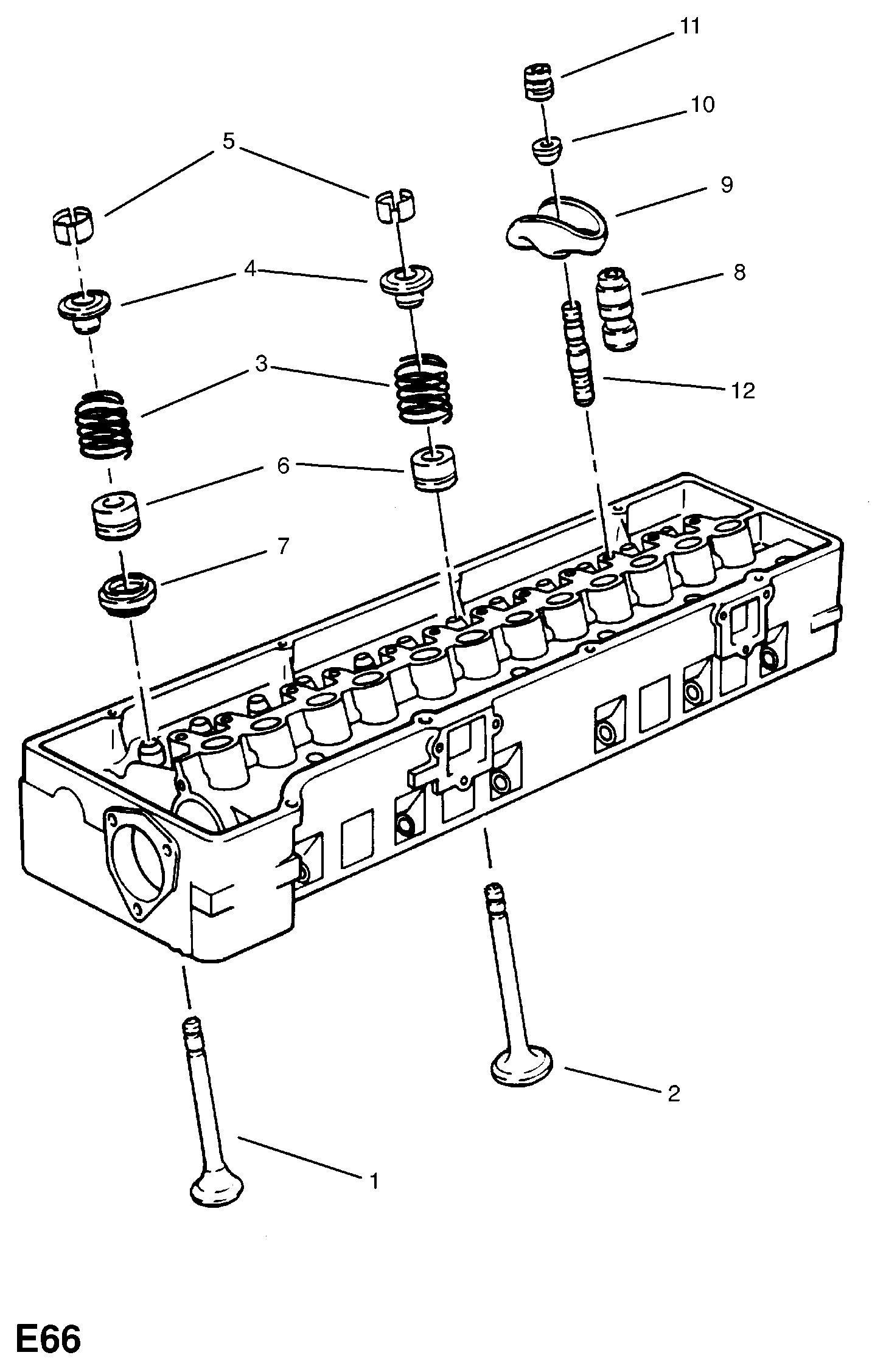 Opel 6 42 530 - Гумичка на клапан, уплътн. пръстен, стъбло на кл. vvparts.bg