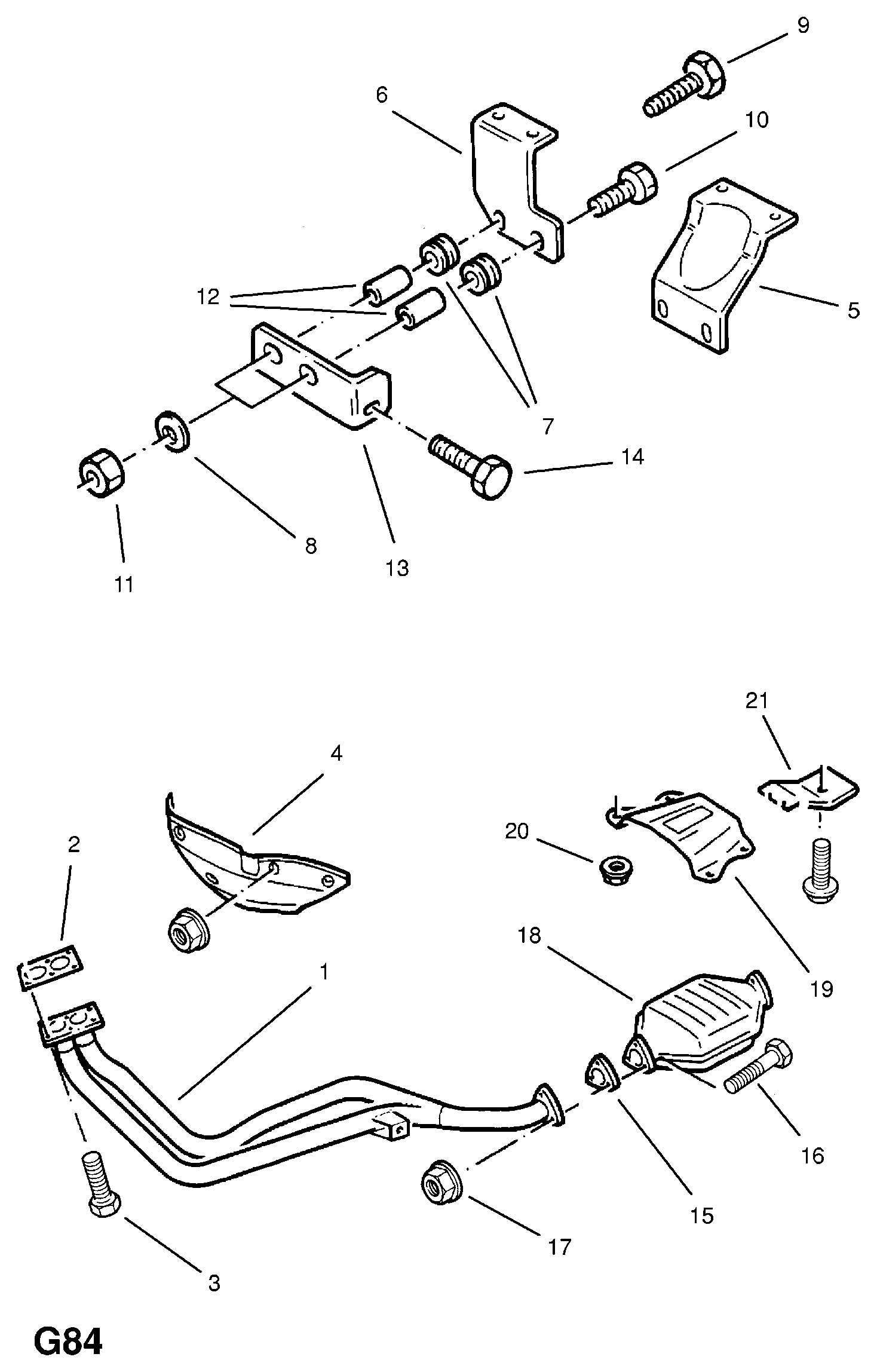 Opel 855021 - Катализатор vvparts.bg