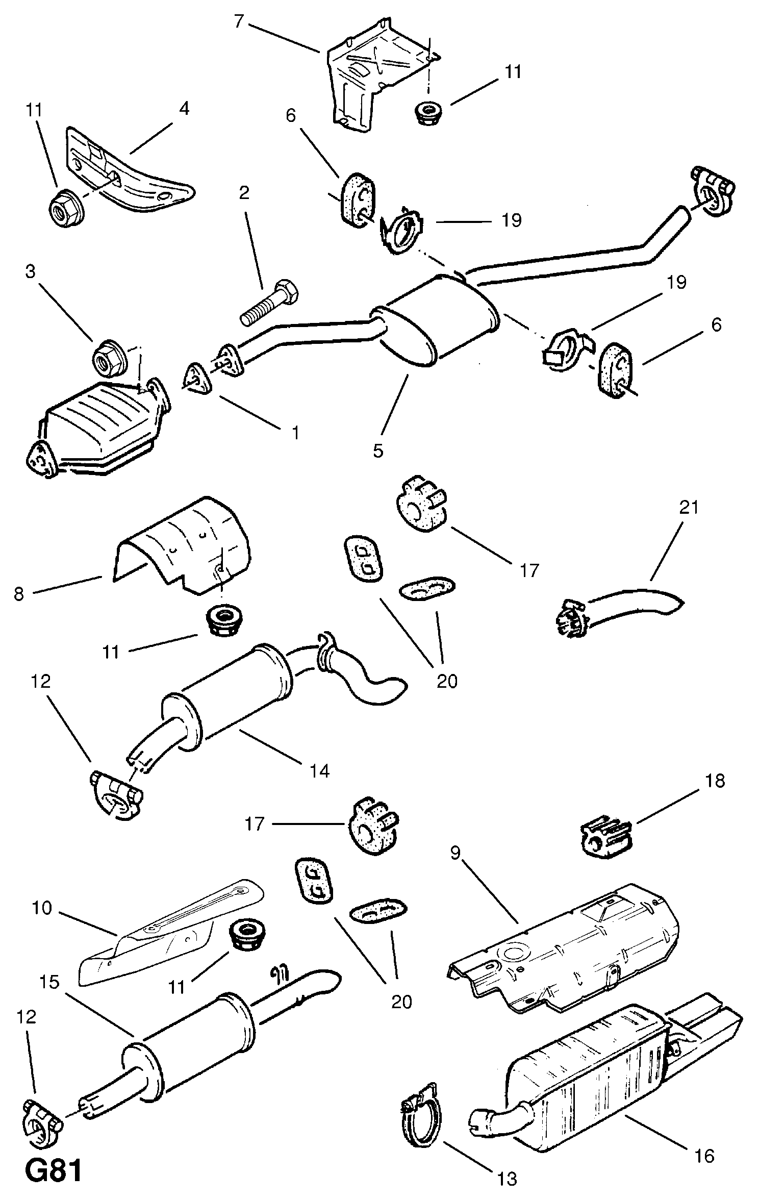 Opel 8 56 297 - Тръбна връзка, изпускателна система vvparts.bg