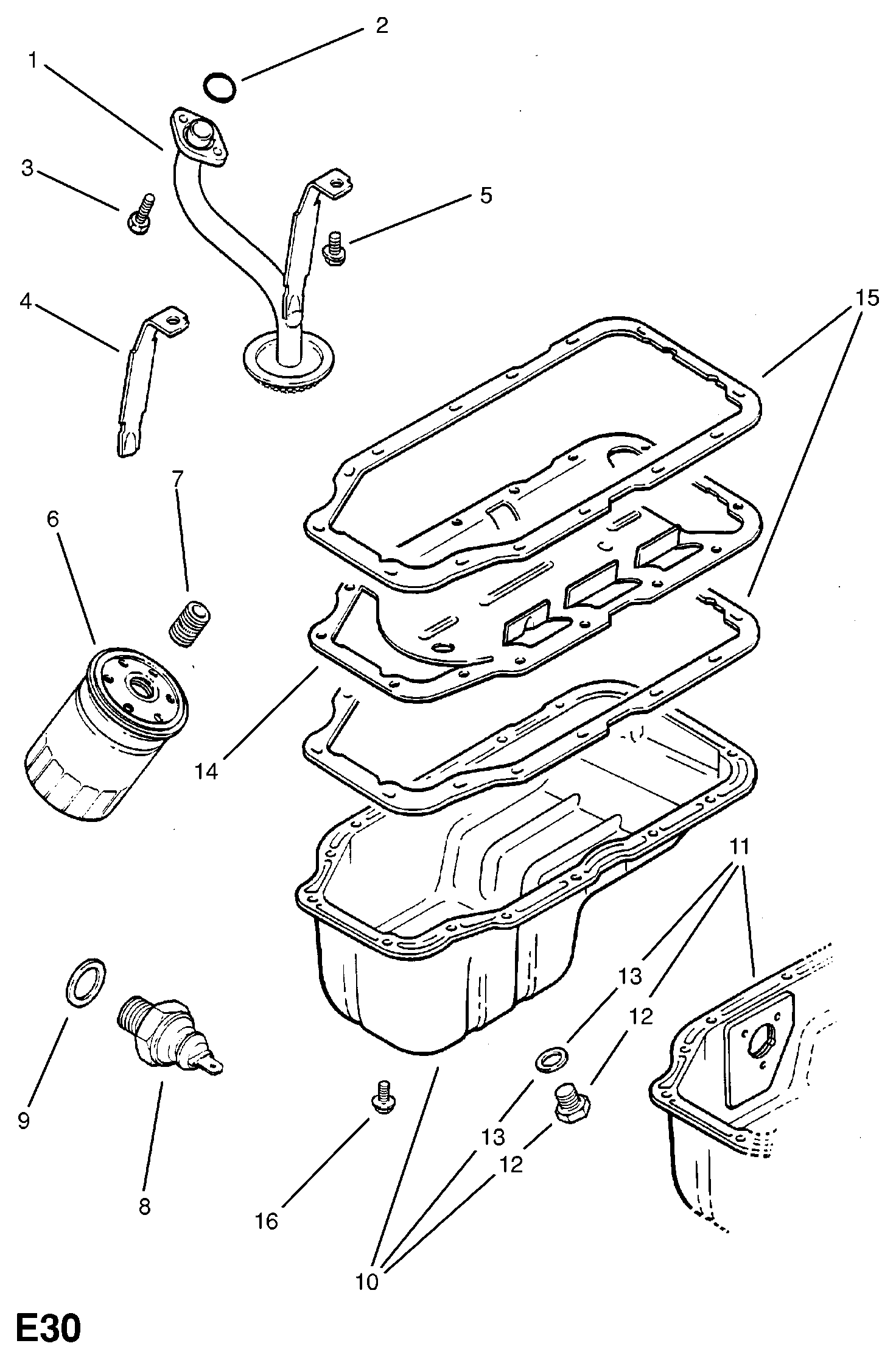 Vauxhall 652491 - Болтова пробка, маслен картер vvparts.bg