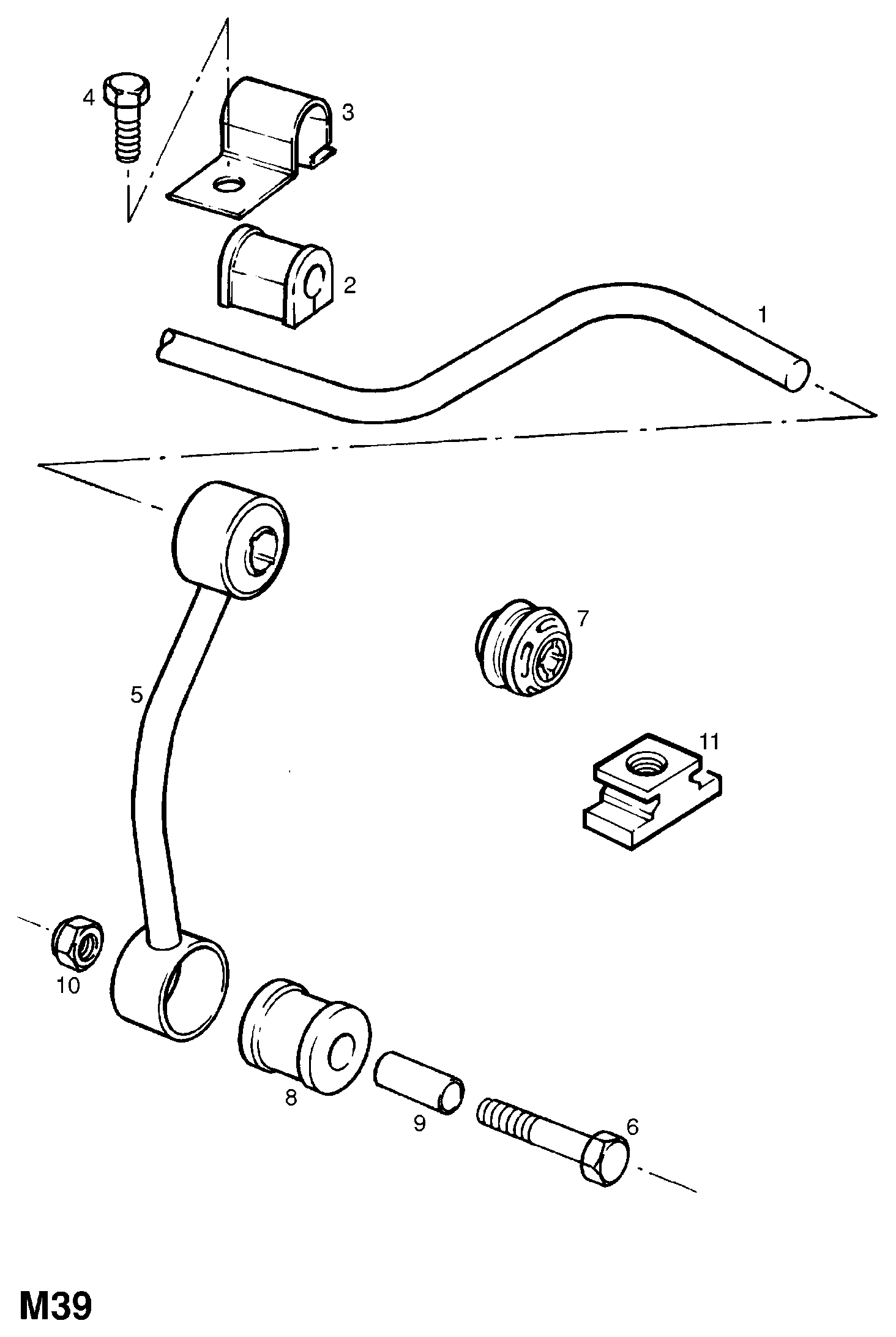 General Motors 444347 - Ремонтен комплект, свързваща стабилизираща щанга vvparts.bg