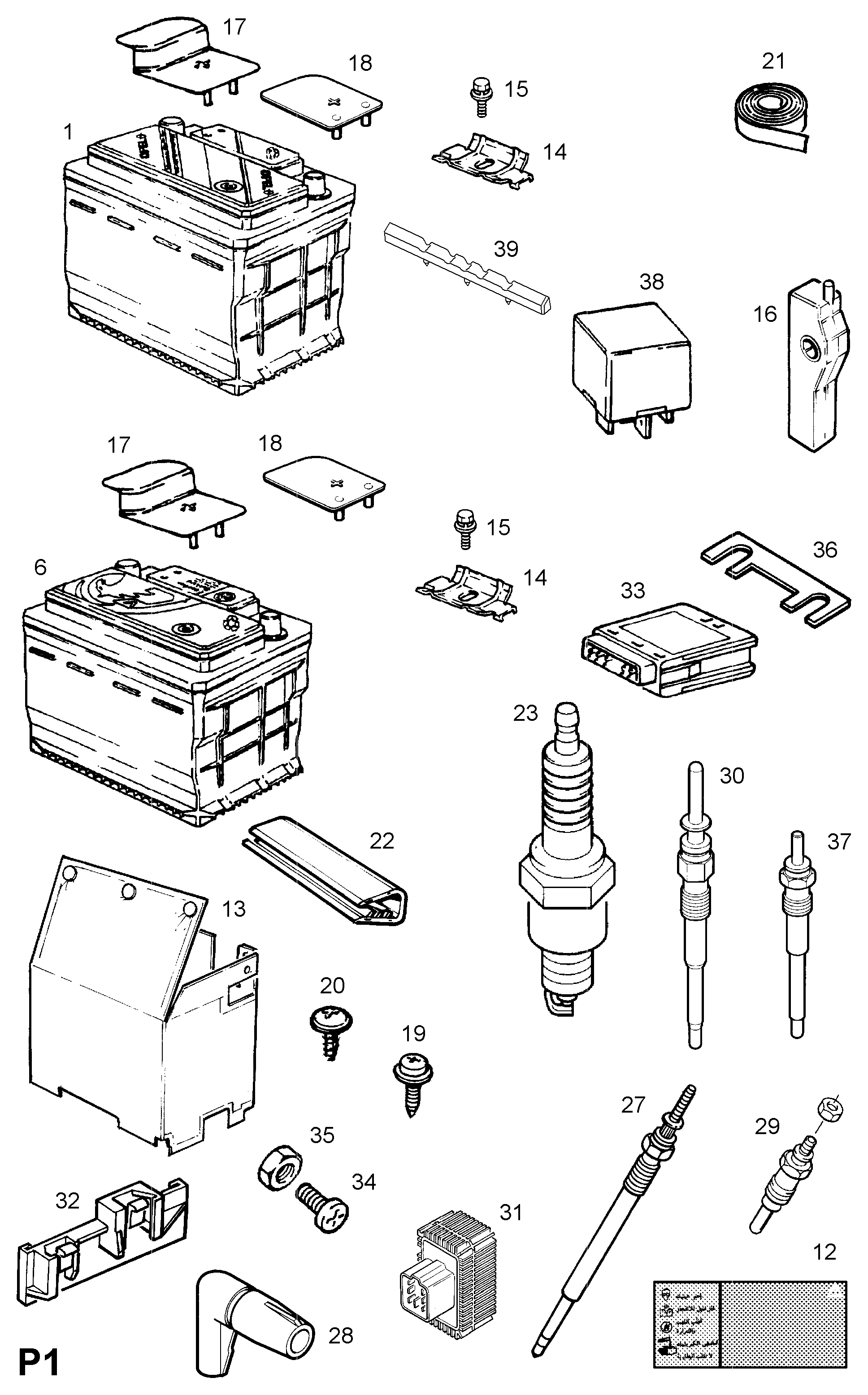 General Motors 1214318 - Подгревна свещ vvparts.bg